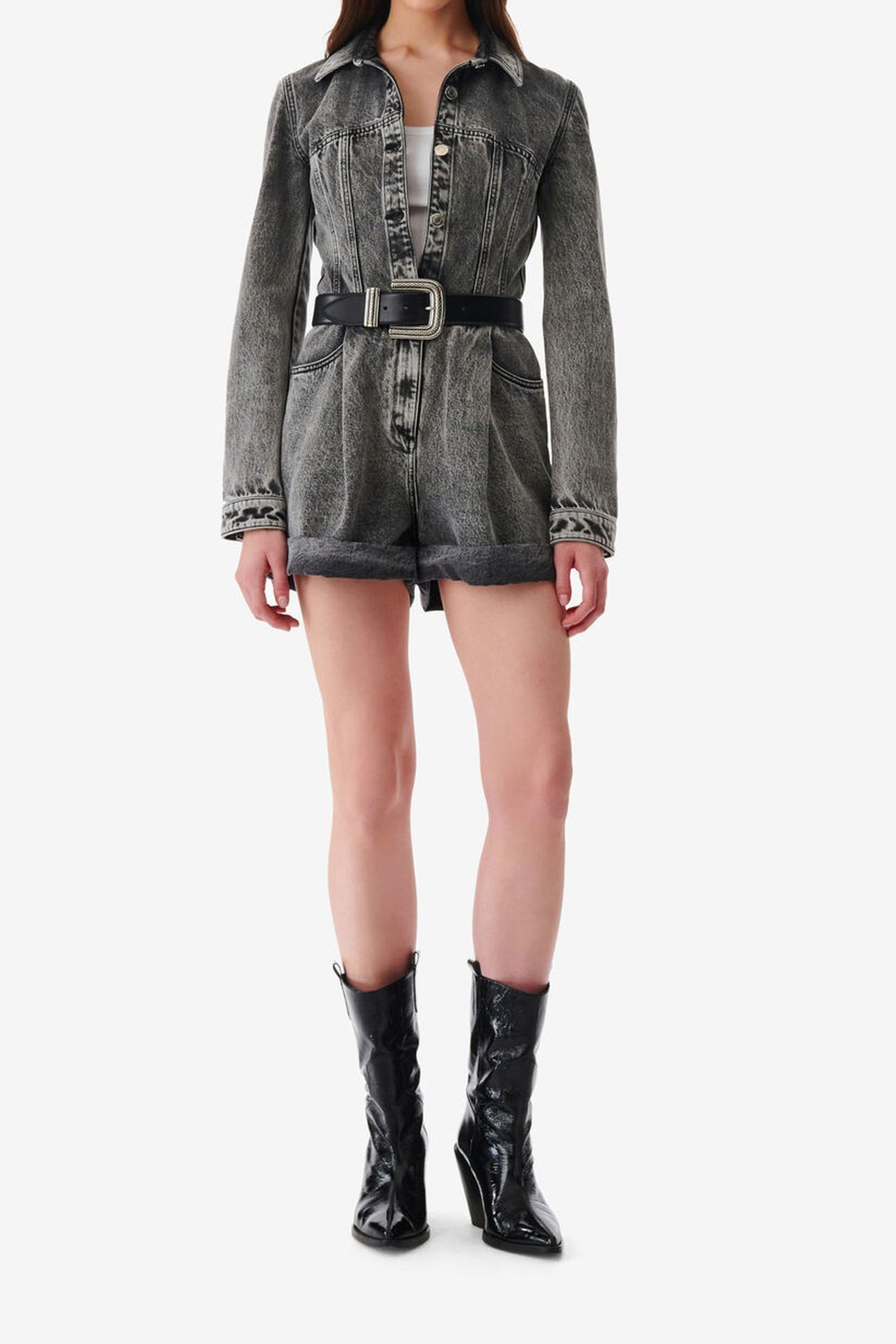TILLI PLAYSUIT SNOW BLACK 4
