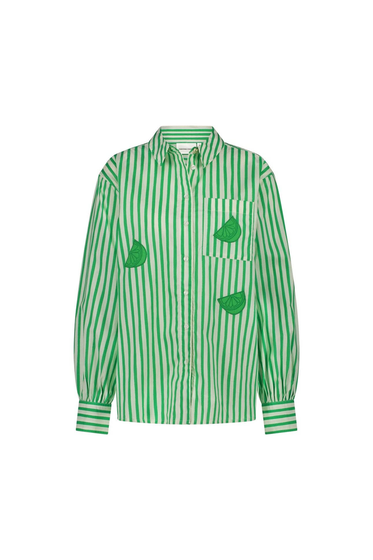 ALEX BLOUSE WARM WHITE/GREEN APP 4