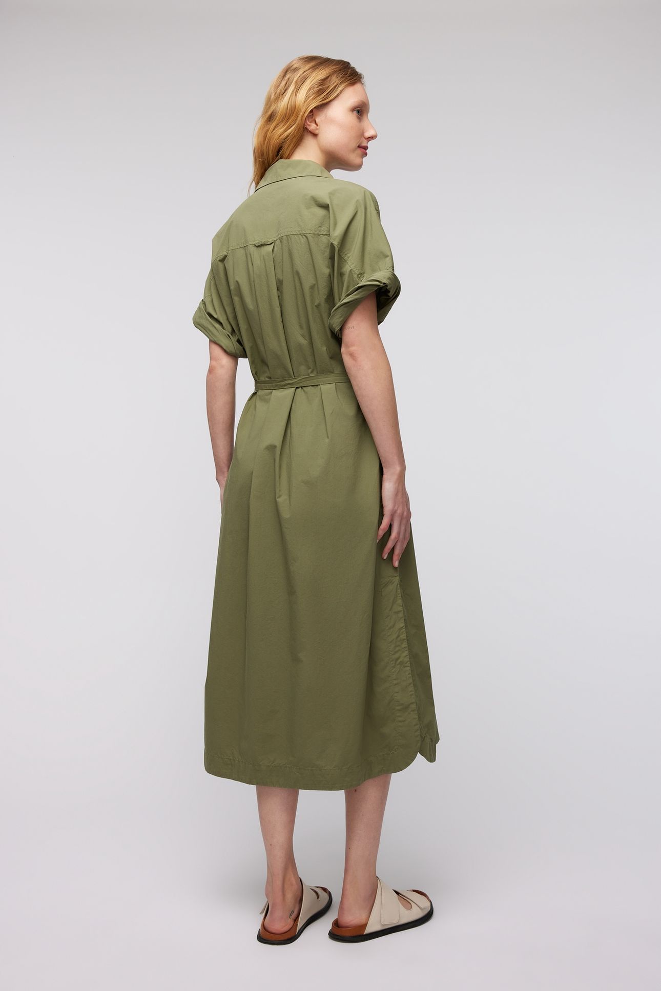 LISETTE DRESS OLIVE 3