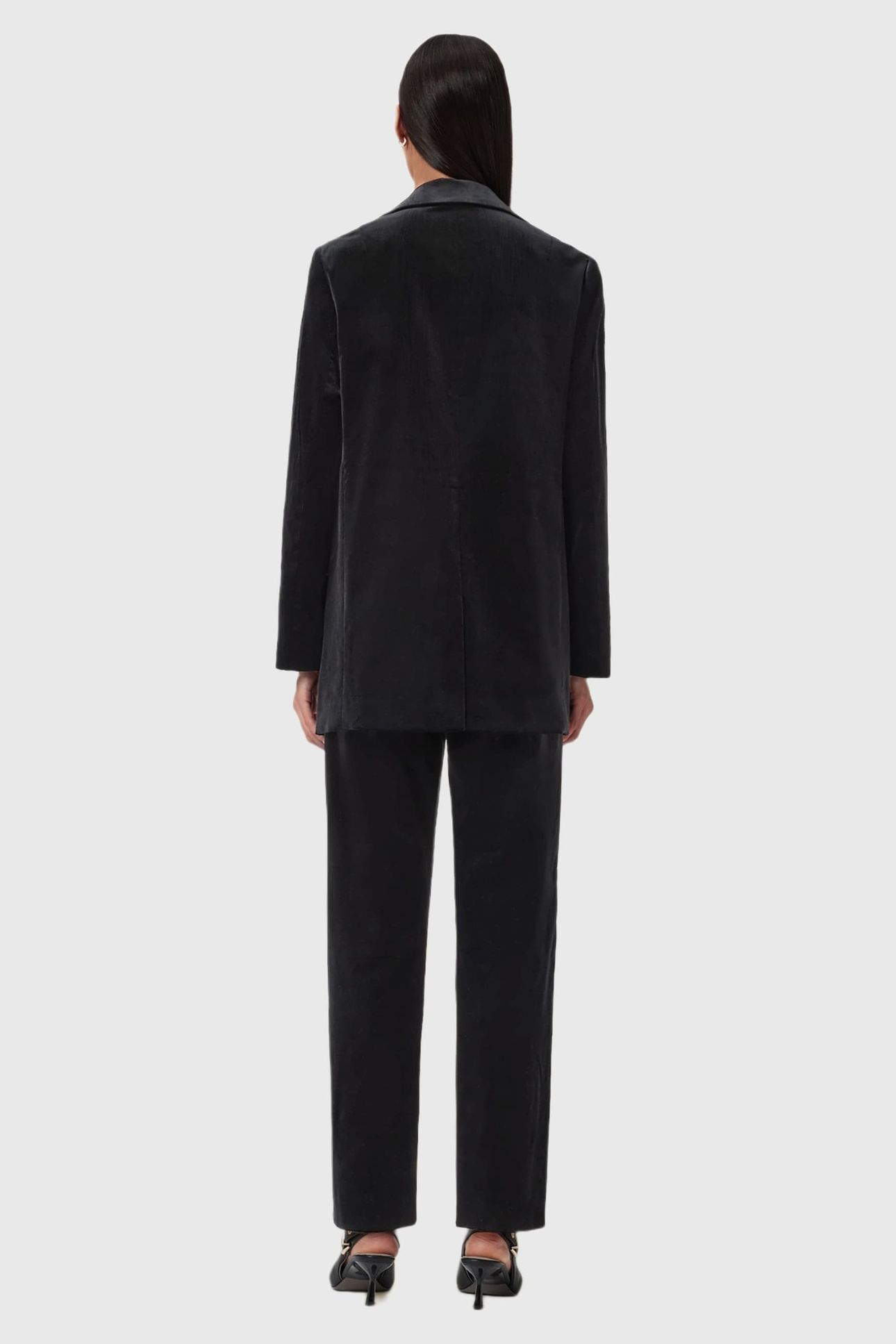 ALEIDA VEL TROUSER BLACK 5