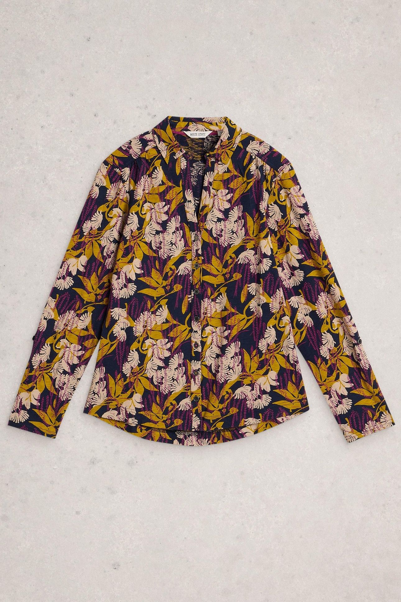 ANNIE JERSEY SHIRT NAVY MULTI 4