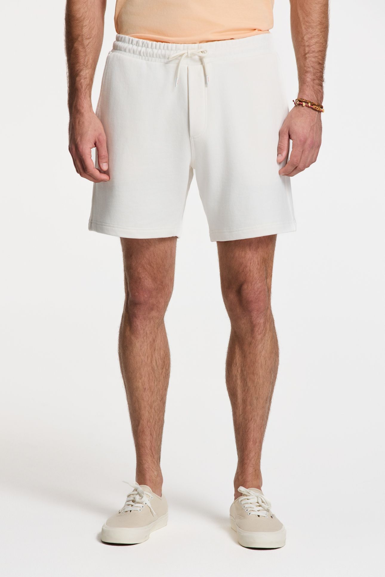 STEVE SWEAT SHORTS SOLID WHITE 2