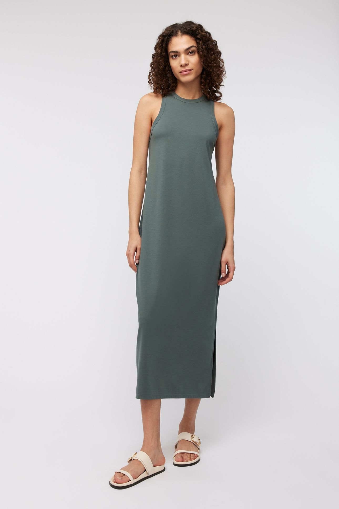 JUPITER DRESS OLIVE 1