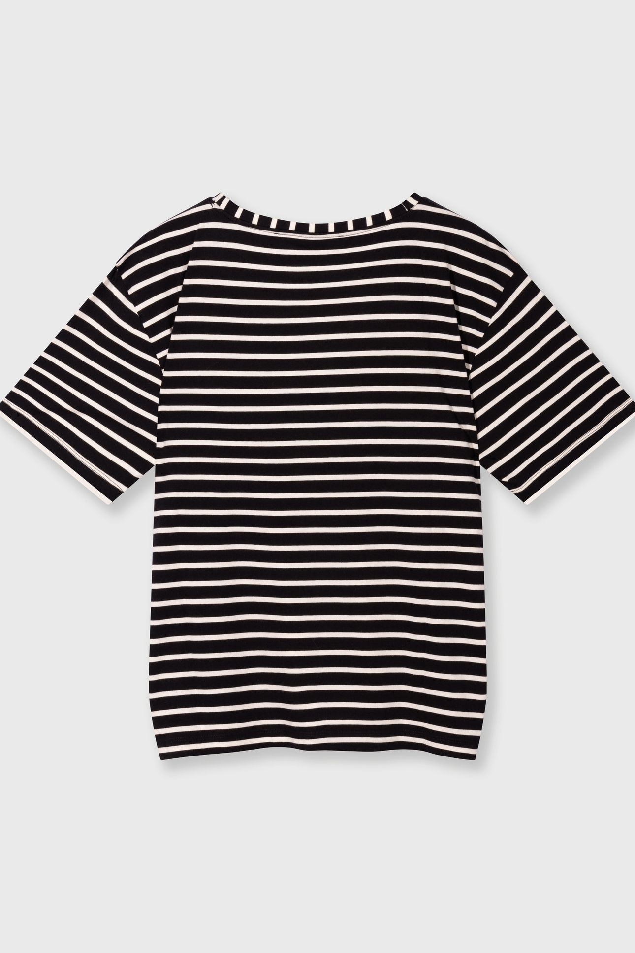 THE TEE STRIPES BLACK/WHITE 5
