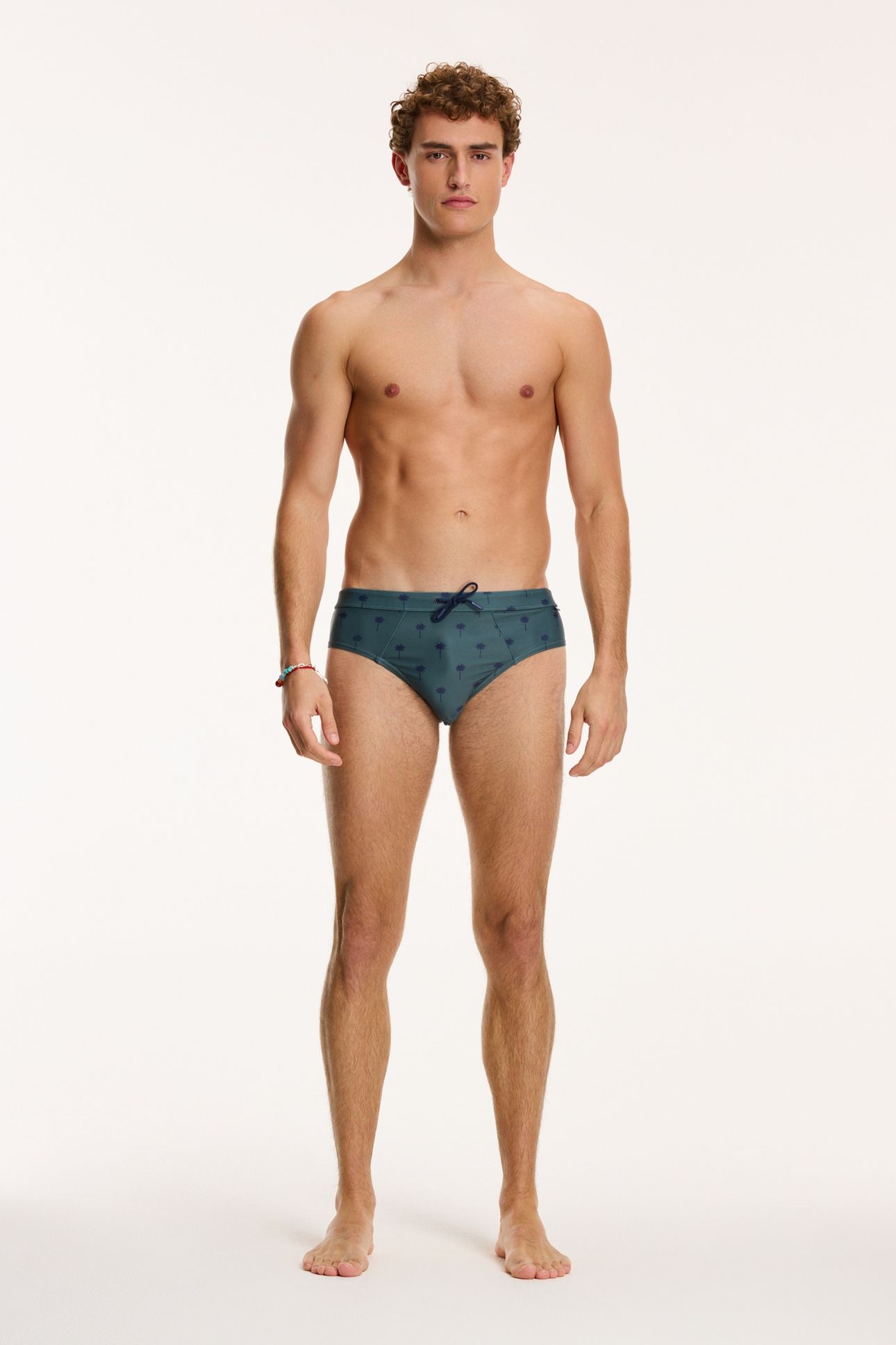 SWIMBRIEF SCRATCHED SHIWI PALM SMOKEY GREEN 3