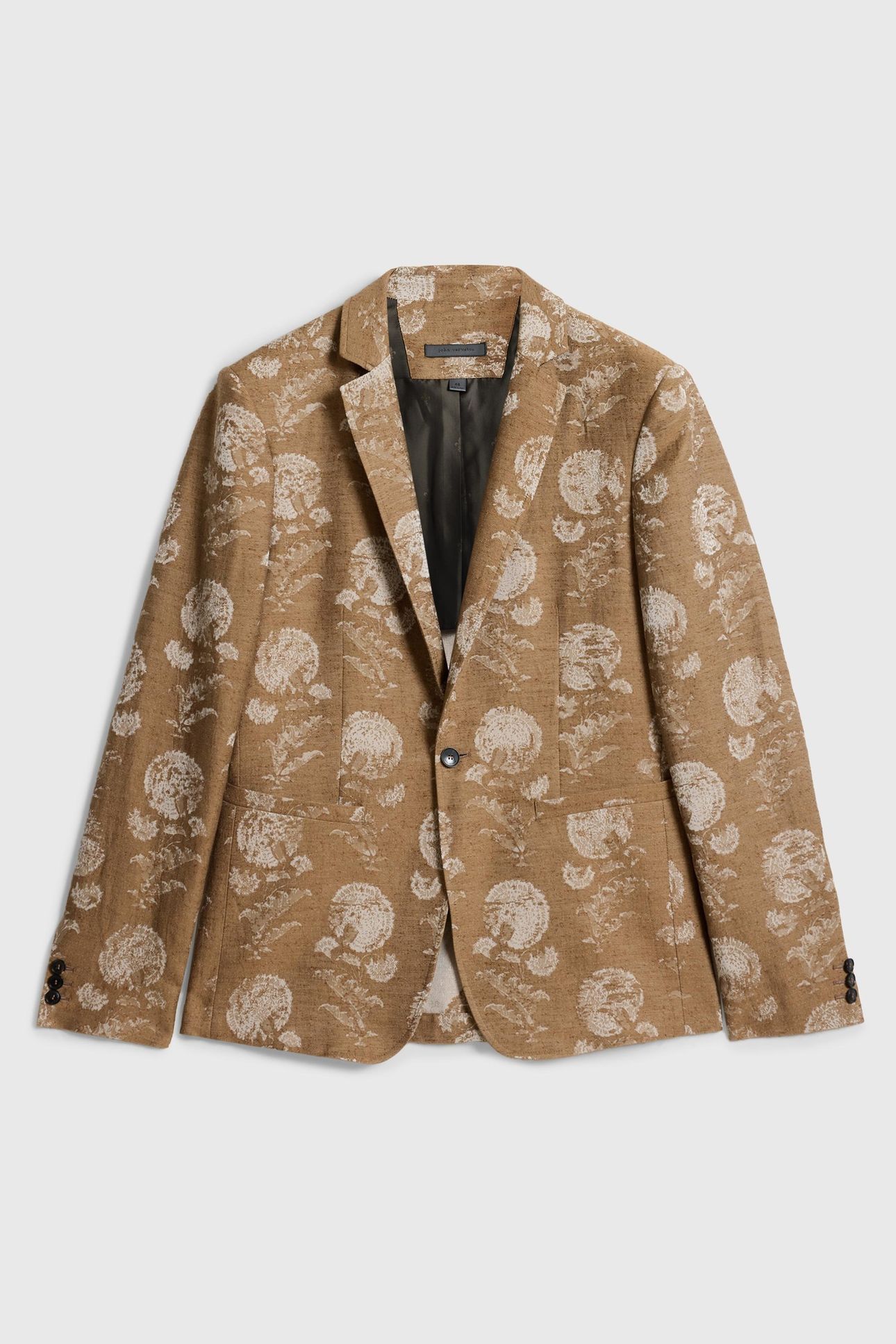 ONE BUTTON SKINNY NOTCH LAPEL SOFT JACKE COPPER 2
