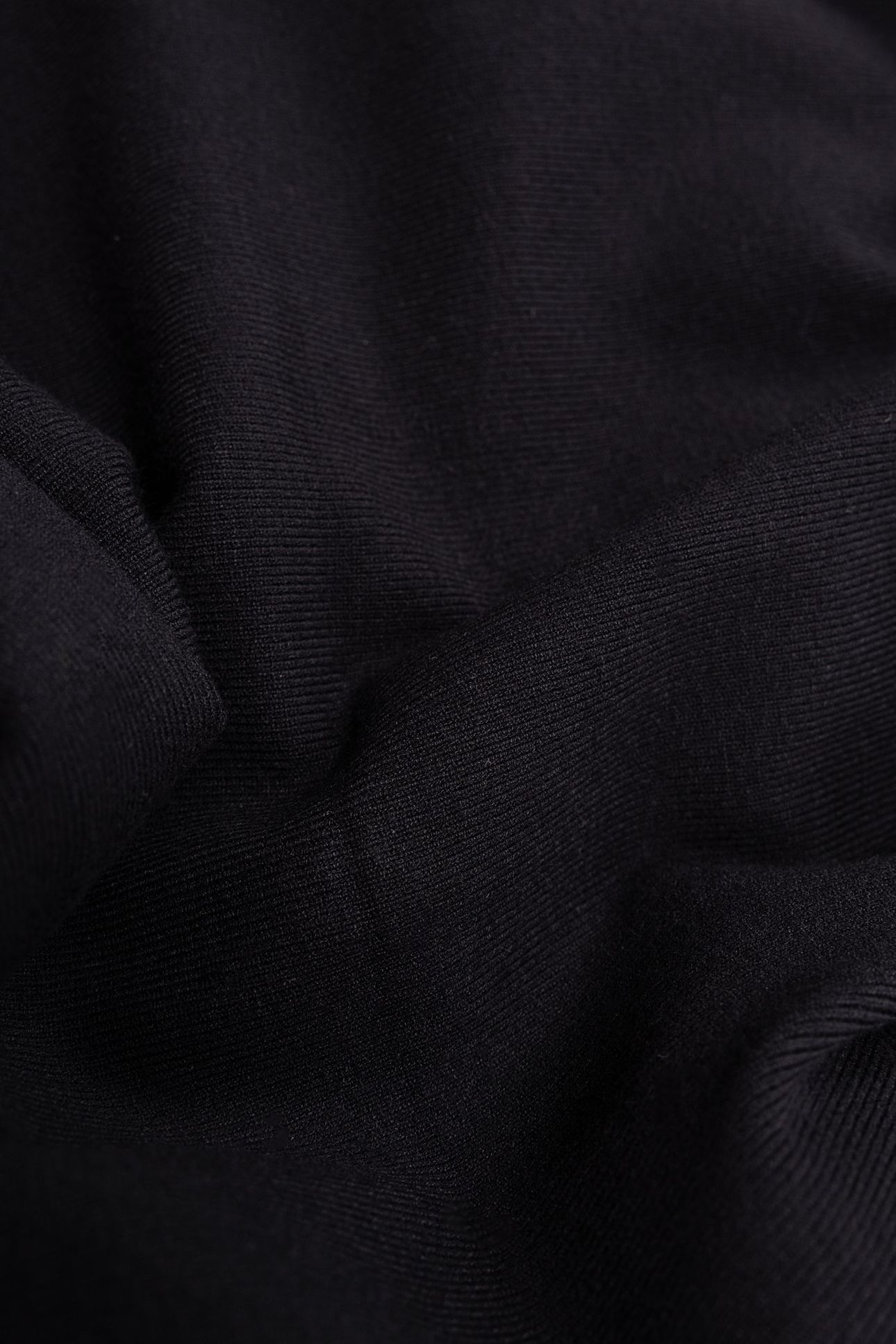 BLACK LOOSE KNIT CARDIGAN ENGRAVED METAL BUTTONS 6