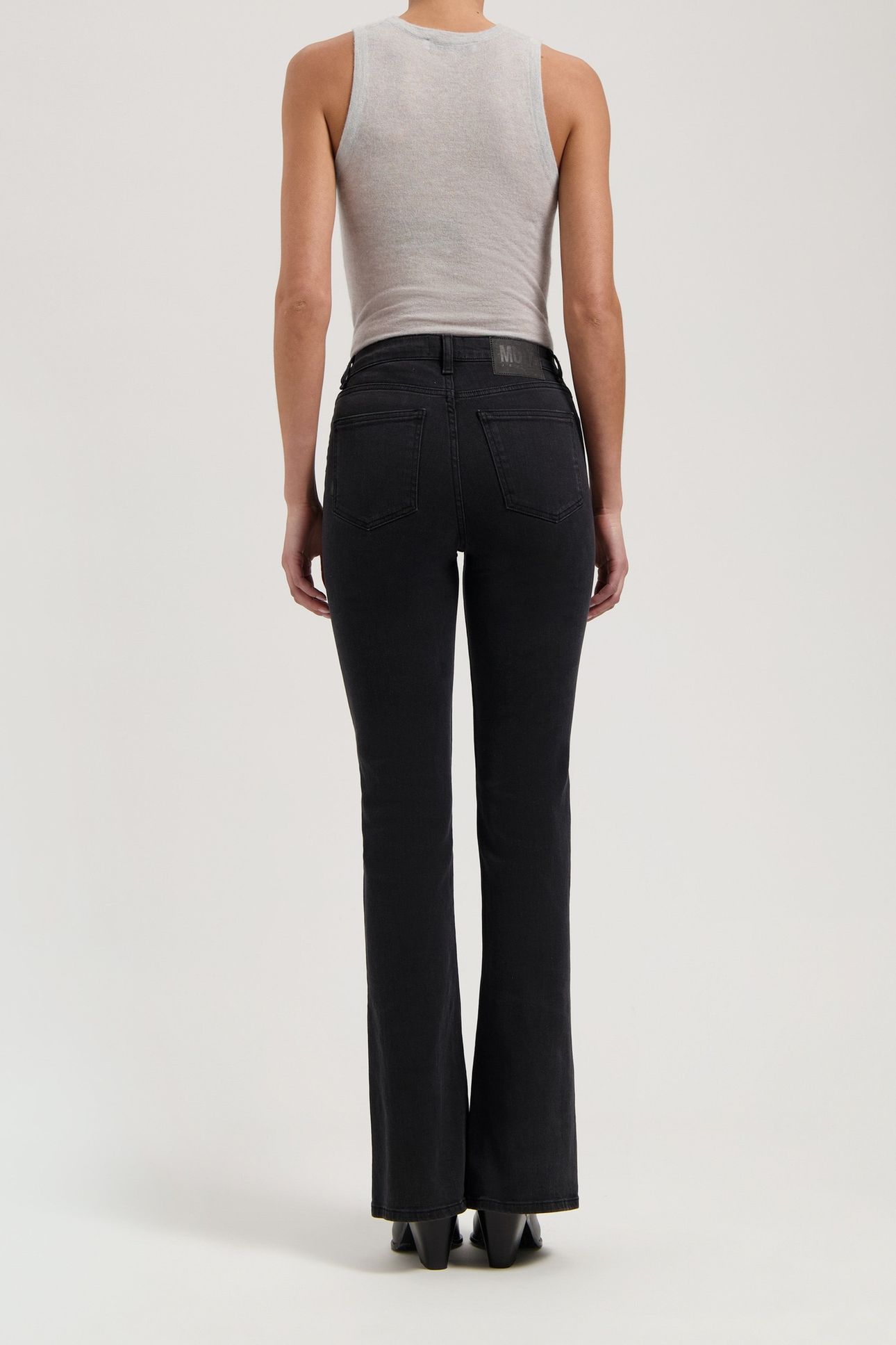 ISY HIGH FLARED STONE BLACK 3