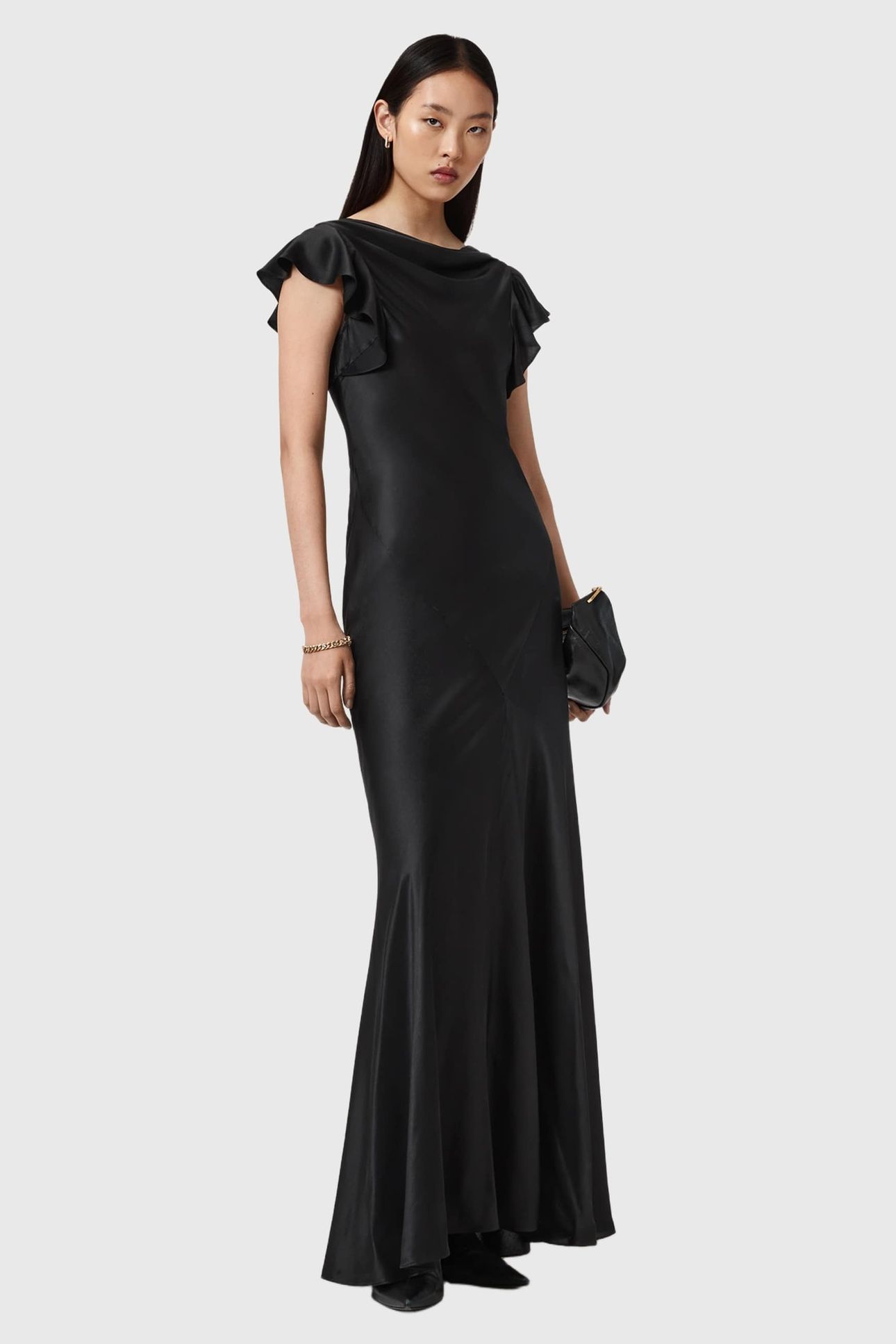 FLORA DRESS BLACK 3