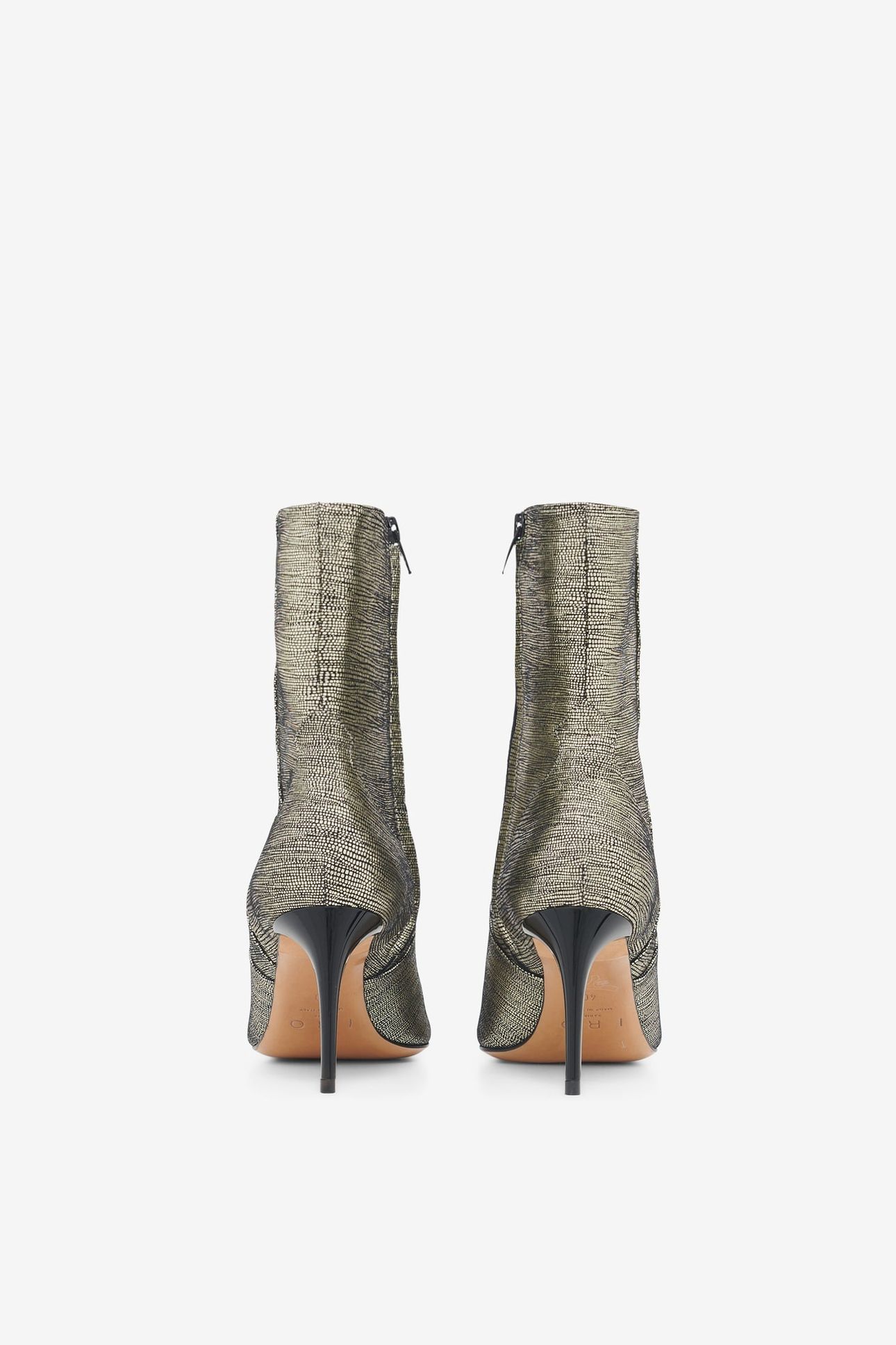 DAVY LEZAR LOW BOOTS BLACK/GOLD 4
