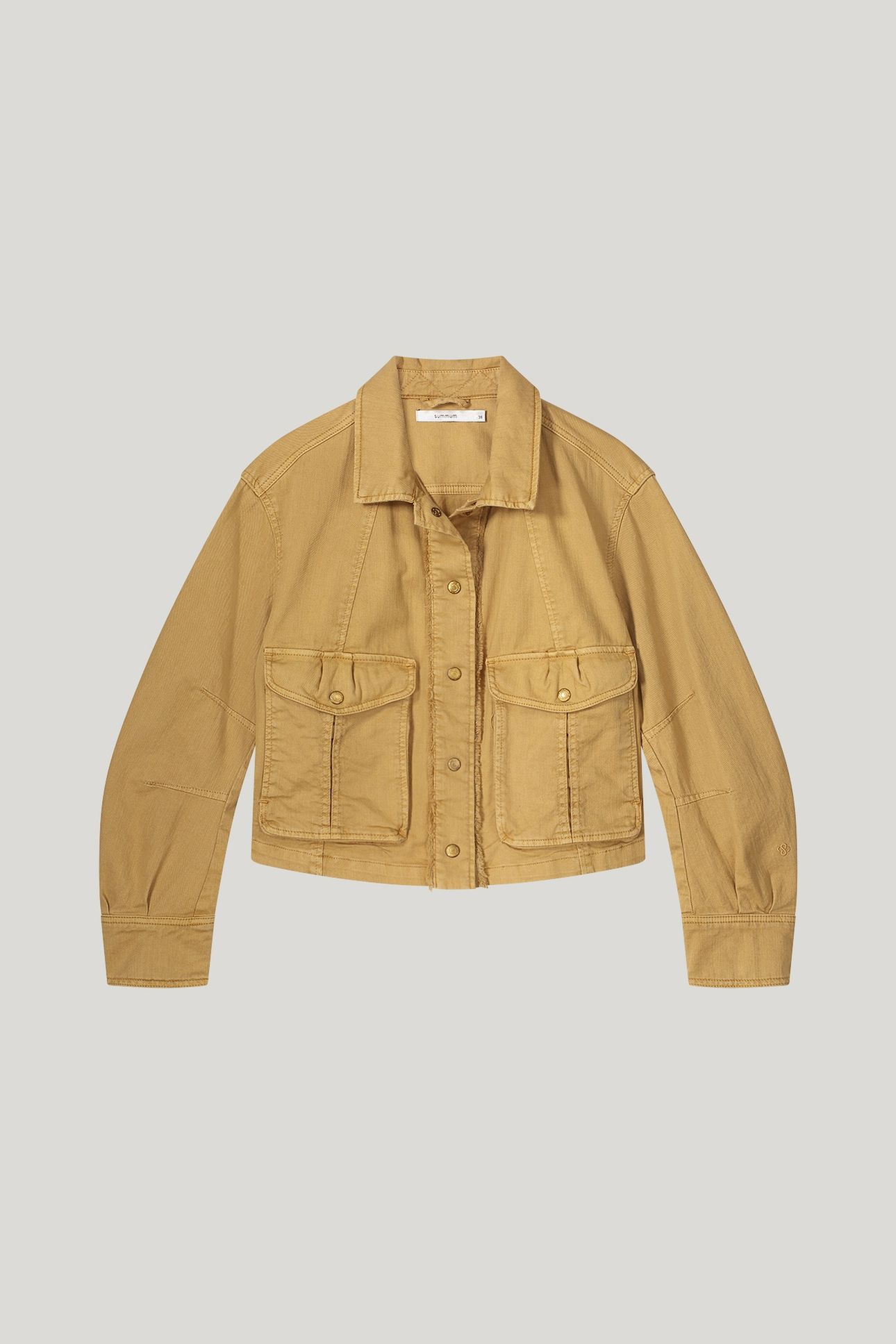 JACKET DRY STRETCH TWILL SOFT CAMEL 4