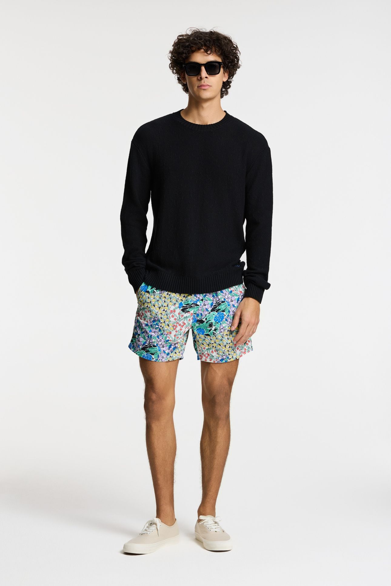 PALMER PULLOVER SOLID BLACK 2