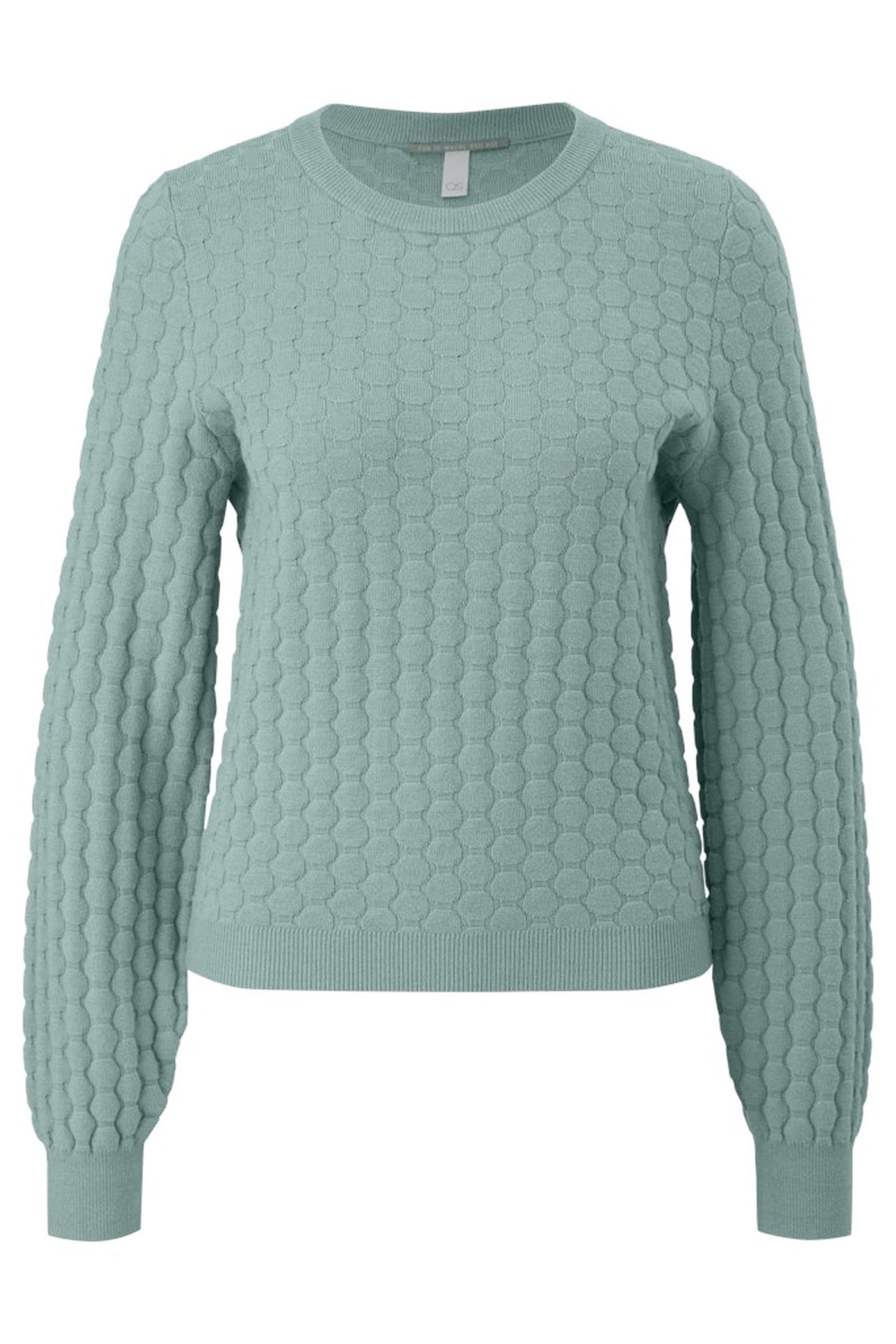 S.OLIVER-QS PULLOVER BLUE GREEN 4