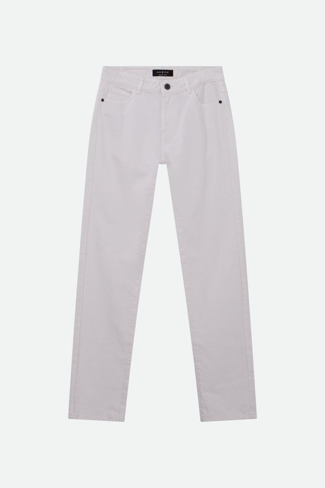 LE CARLA - 7/8 WHITE WATERLESS ORGANIC COTTON JEANS 4