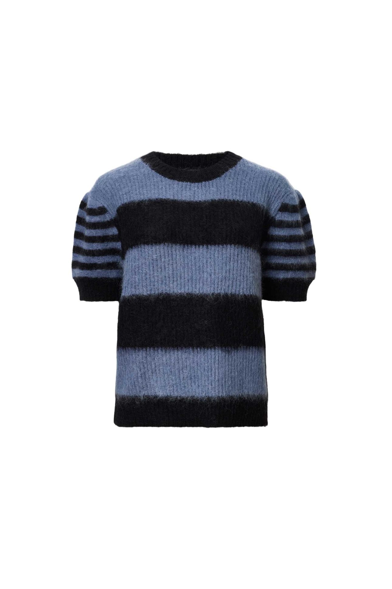 CLEM TEE BLACK/BLUE 1