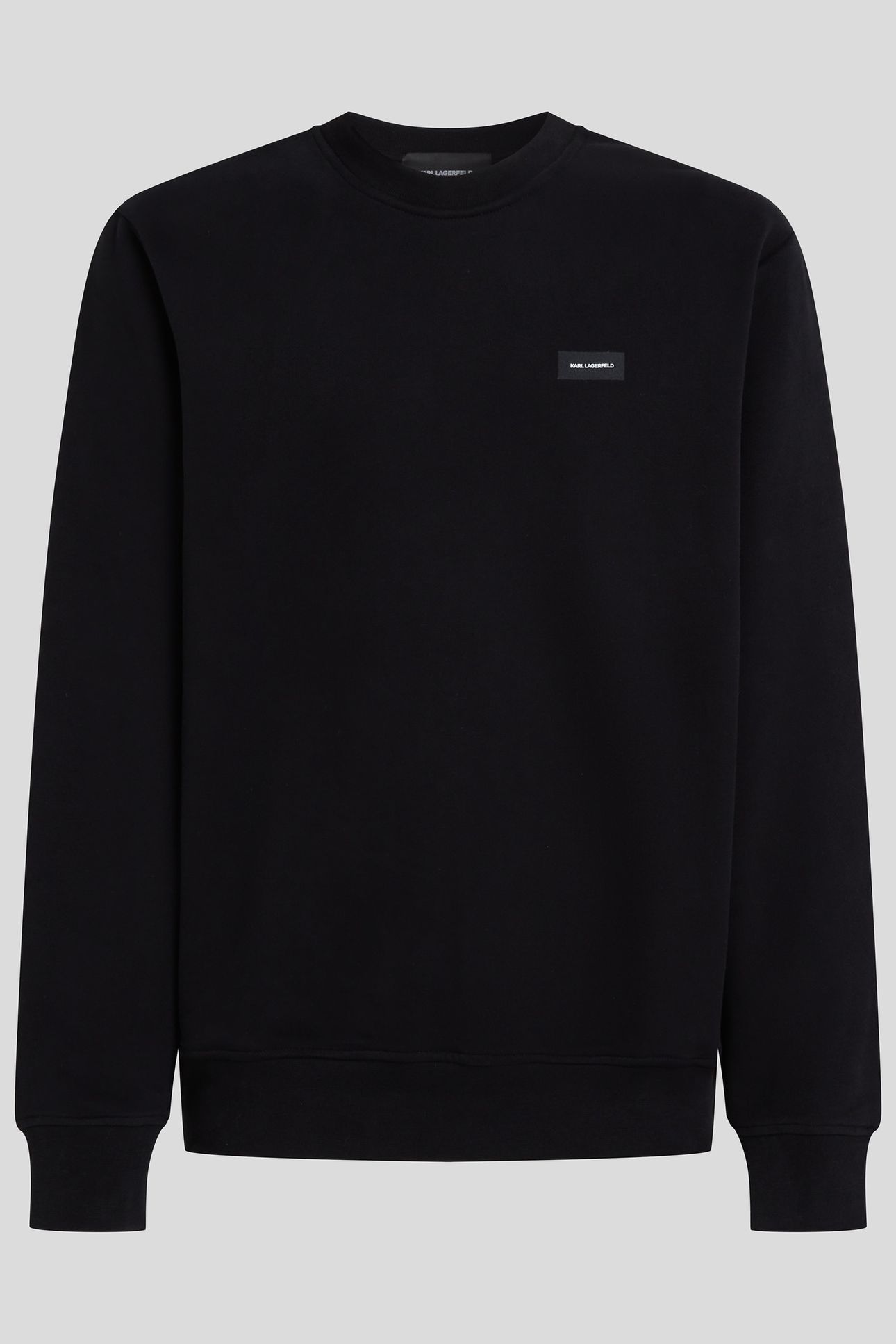 BLACK ESSENTIAL LOGO SWEATSHIRT 5