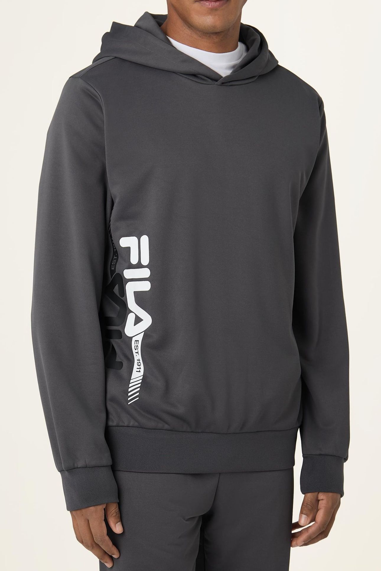 MANTA REGULAR GRAPHIC HOODIE DARK SHADOW 1
