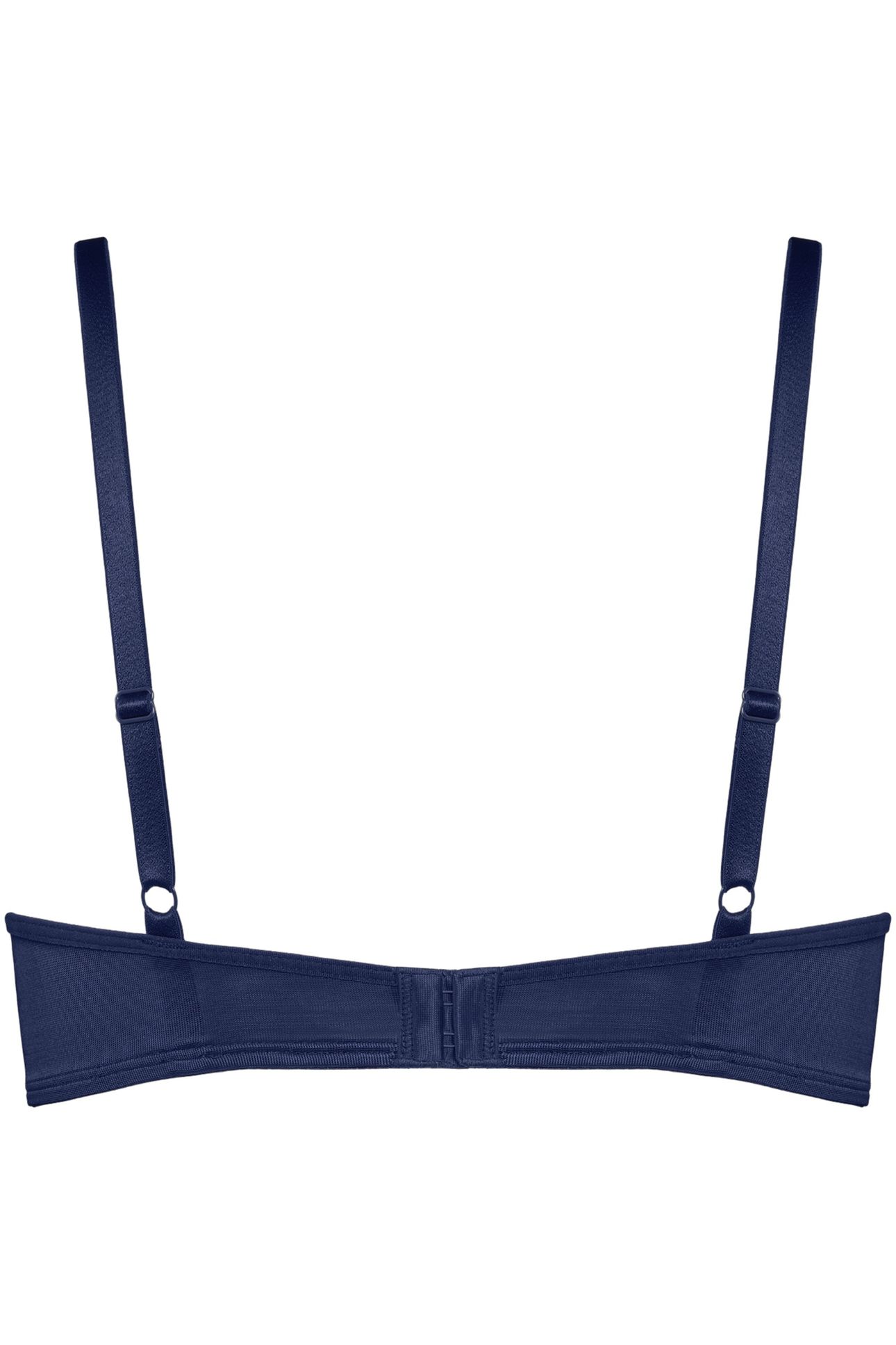 MORANA DARK SKY BLUE PLUNGE BALCONY BRA 4