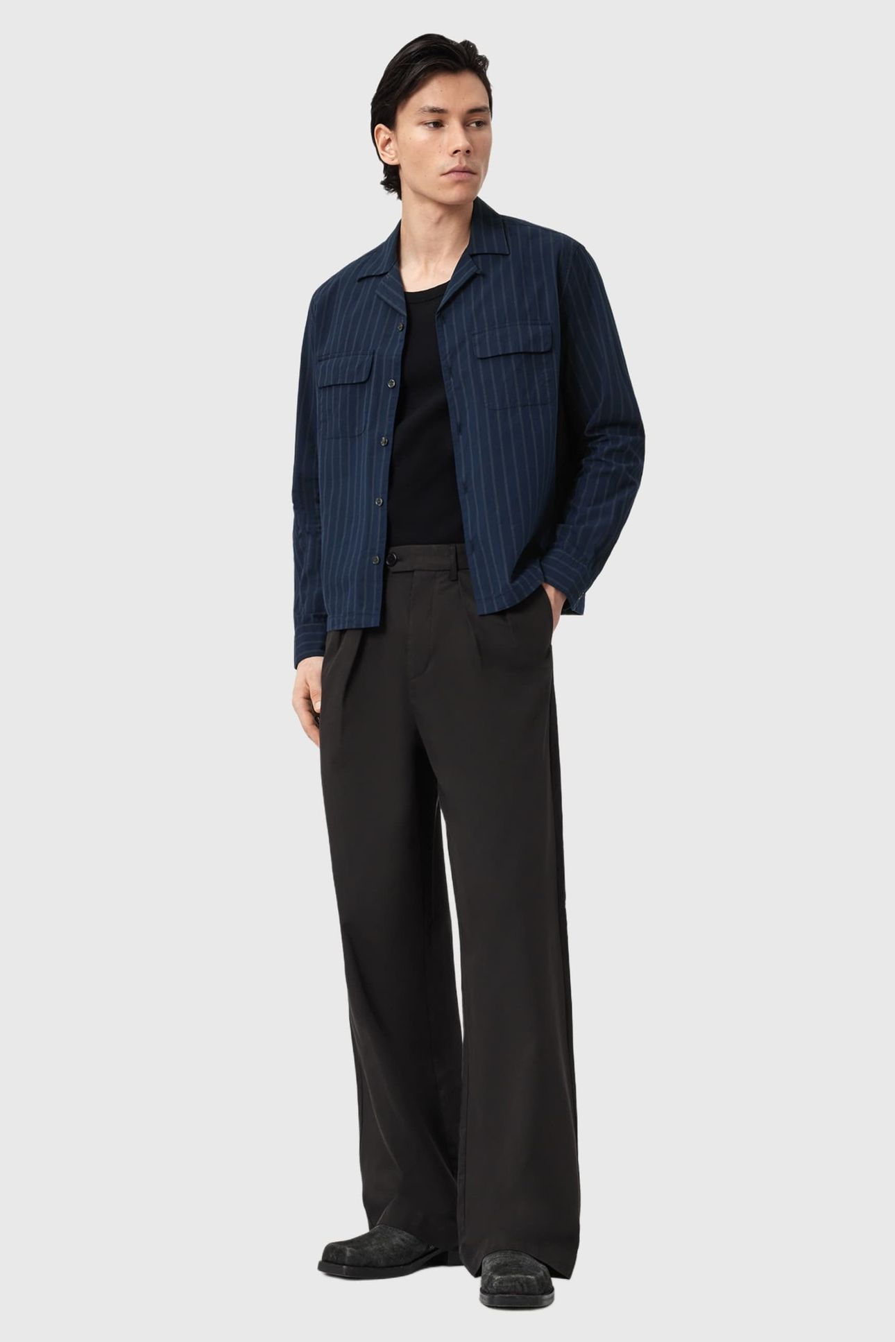 STANLEY LS SHIRT NAVY BLUE 3