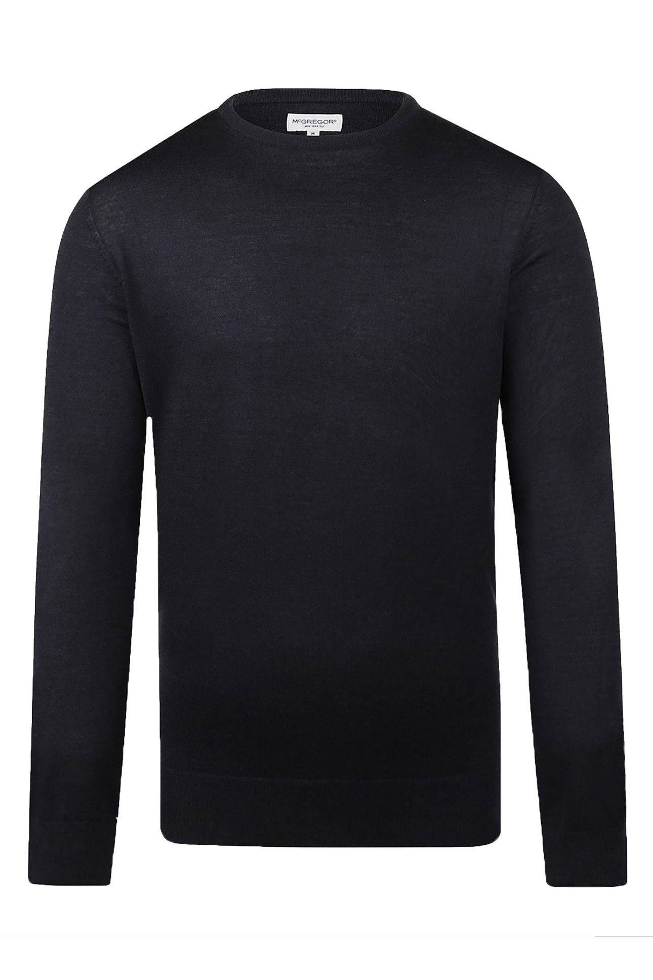 EXTRA FINE MERINO C-NECK SWEATER NAVY 1