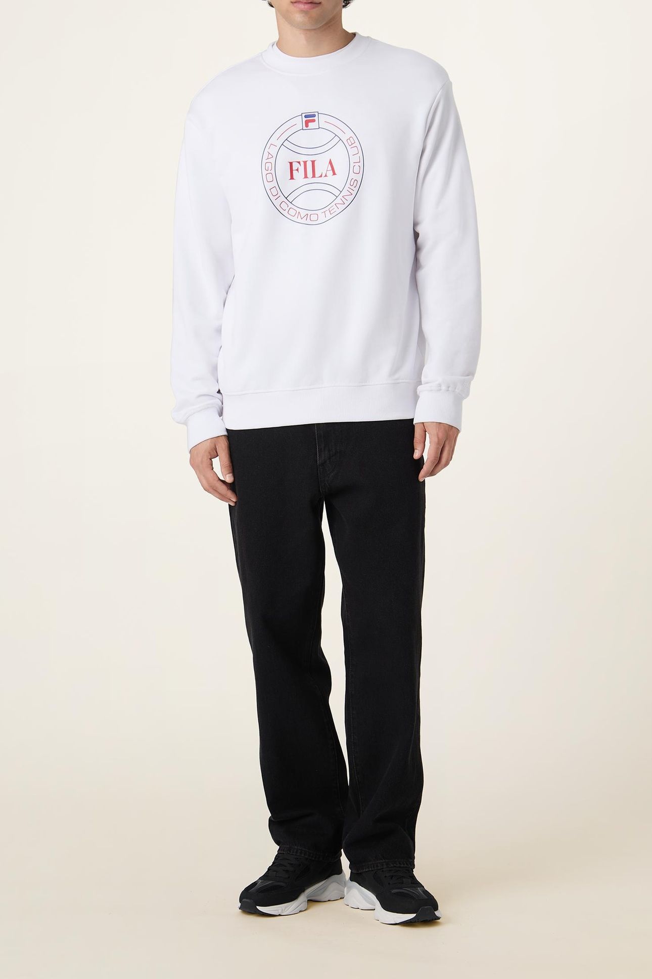 PARELLA RELAXED GRAPHIC SWEATSHIRT BRIGHT WHITE 2