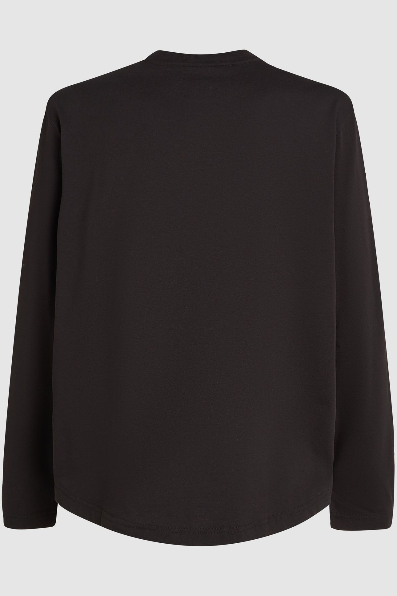 BLACK KLJ REG LS CURVED HEM TEE 2