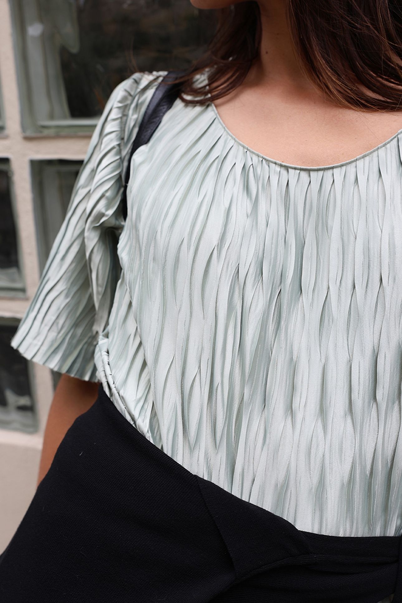 LELIA PLISSÉ TOP SOFT PISTACHIO 6