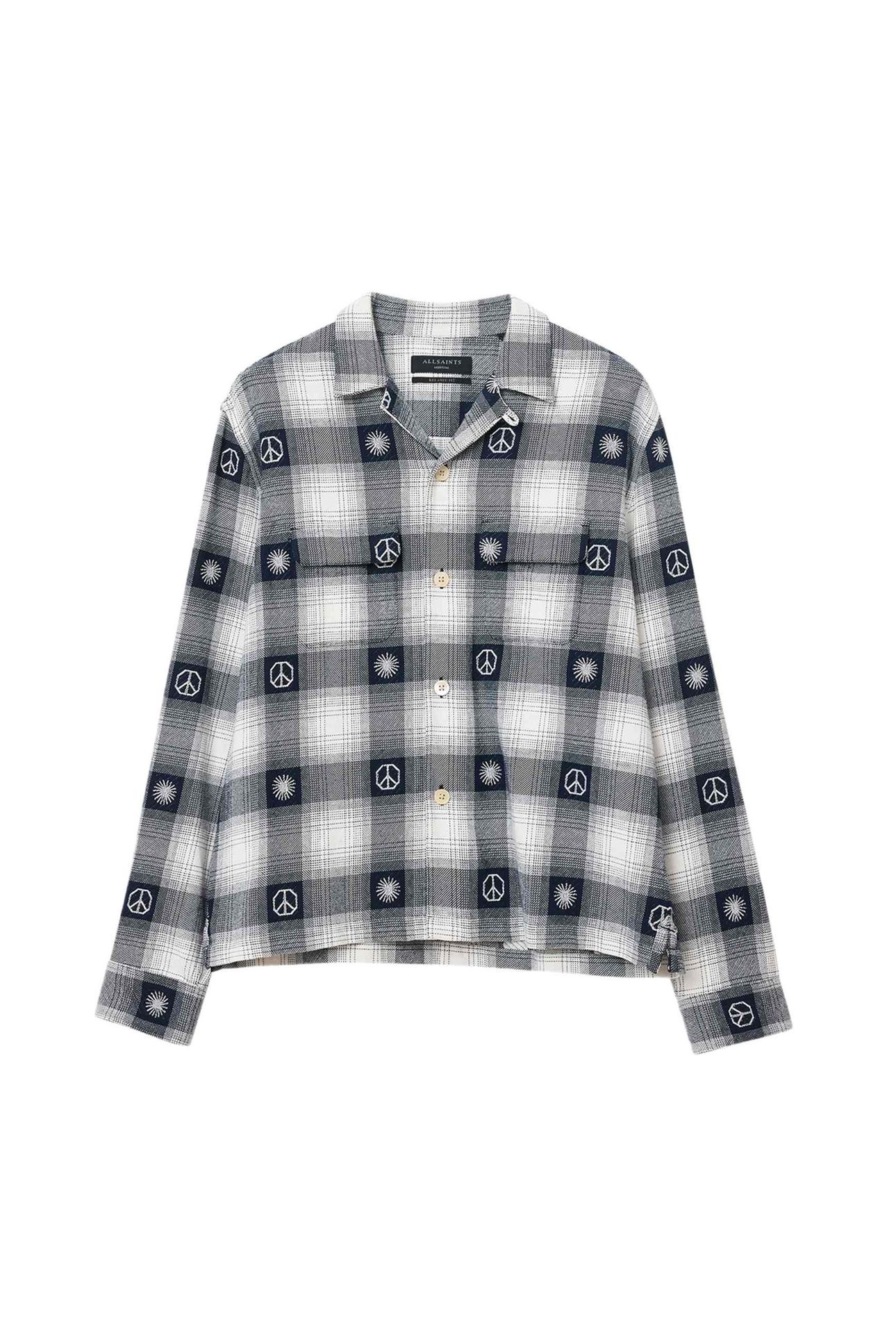 CASTOR LS SHIRT PEACOAT BLUE 1