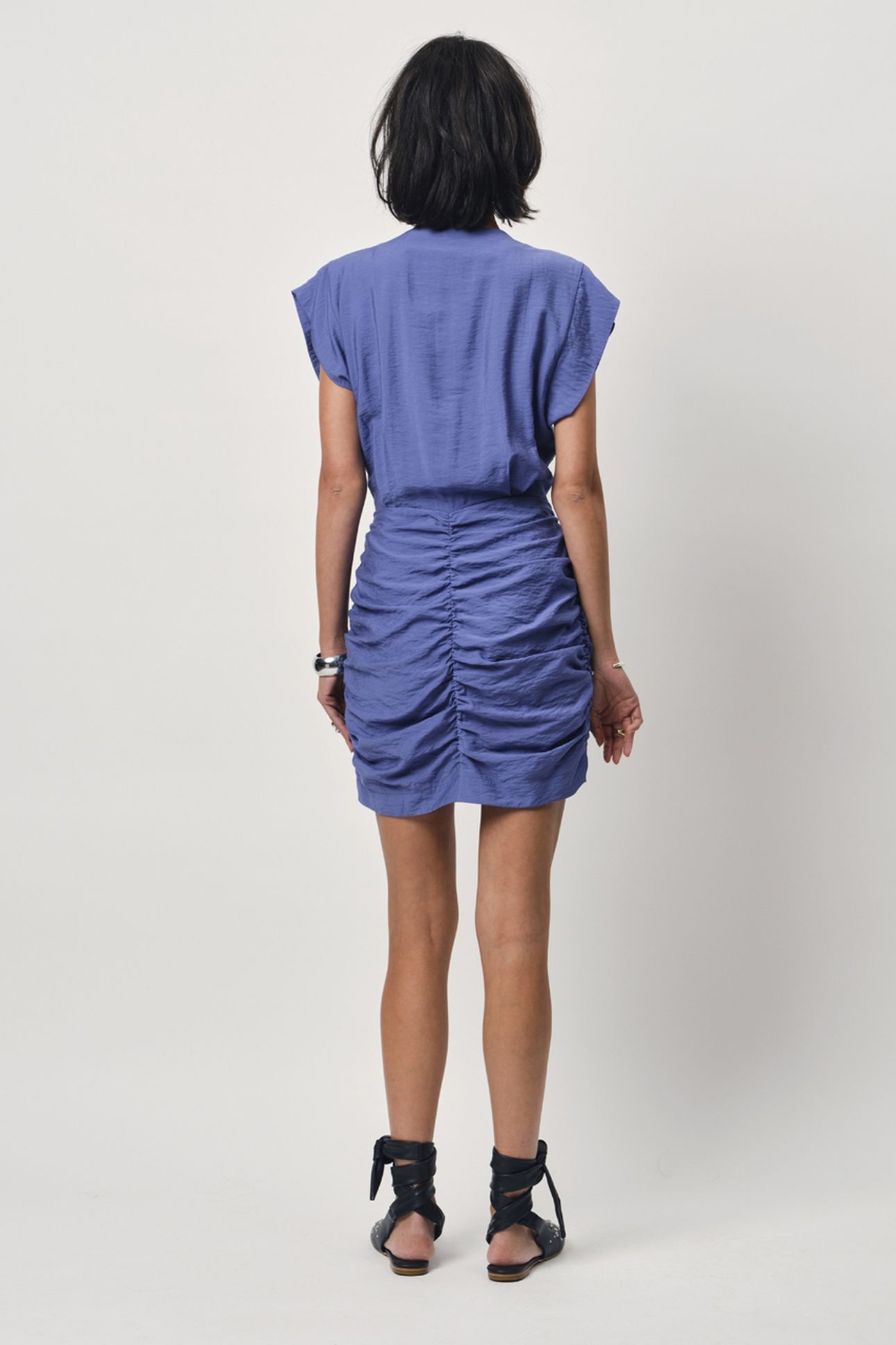 DARCY DRAPEY DRESS TWILIGHT BLUE 2