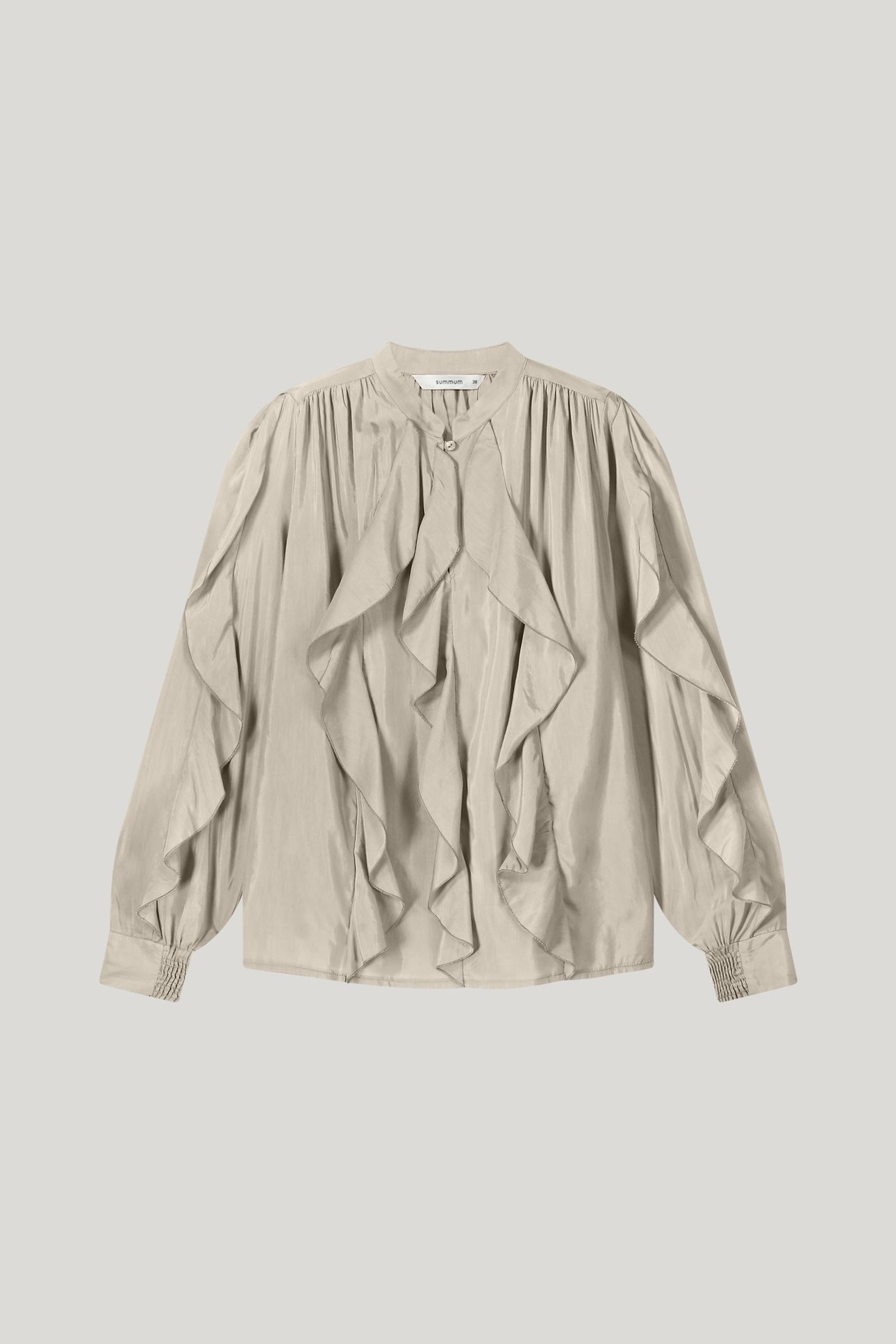 TOP COTTON VISCOSE PEBBLE BEIGE 3