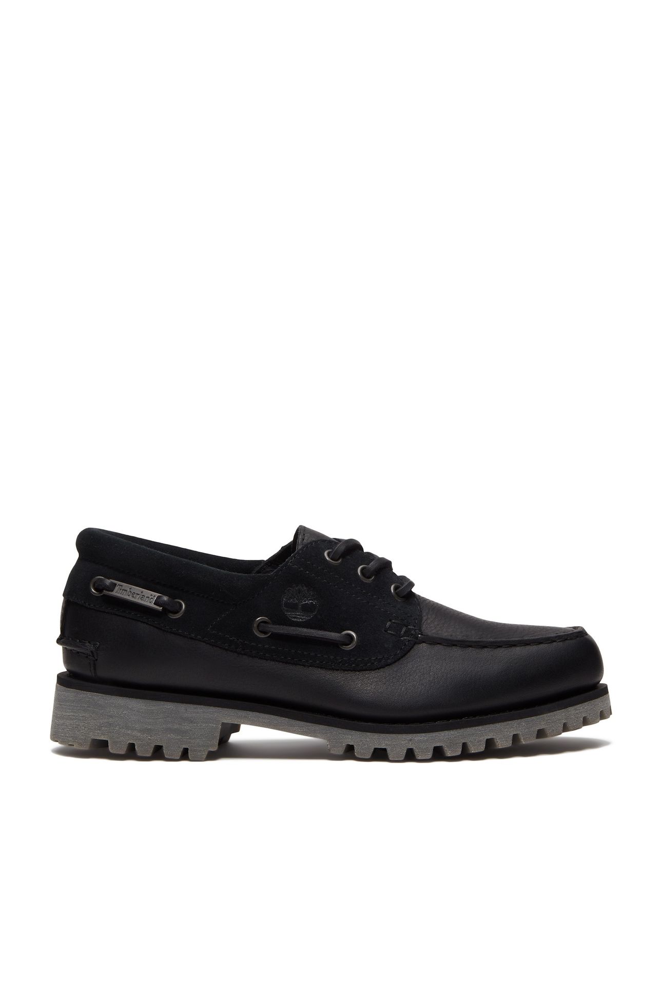 AUTHENTIC BOAT SHOE BLACK FULL GRAIN W BLACK 1