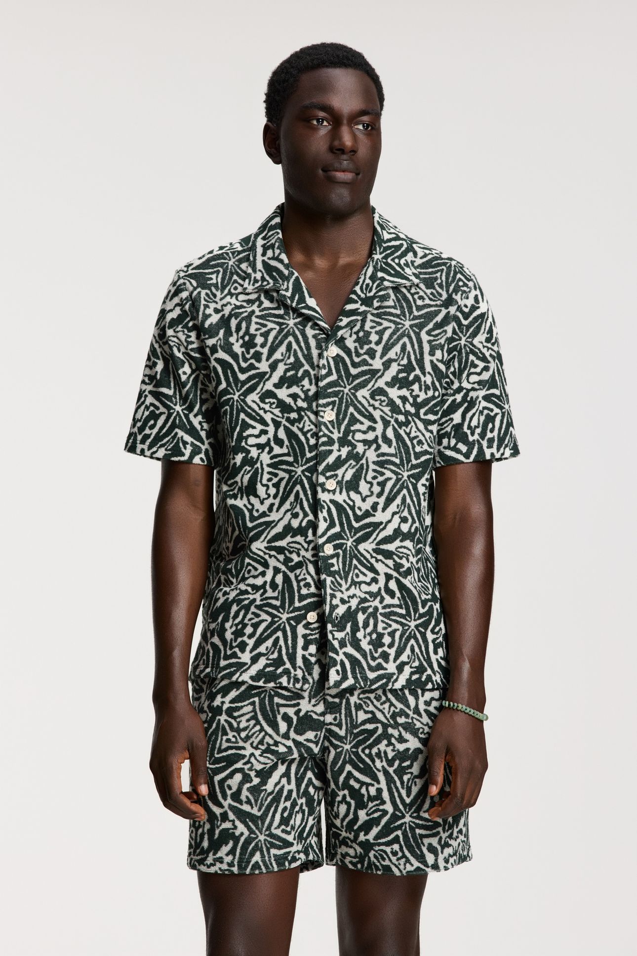 TED SHORT SLEEVE SHIRT STARFISH GREEN LEAF STARFISH 2