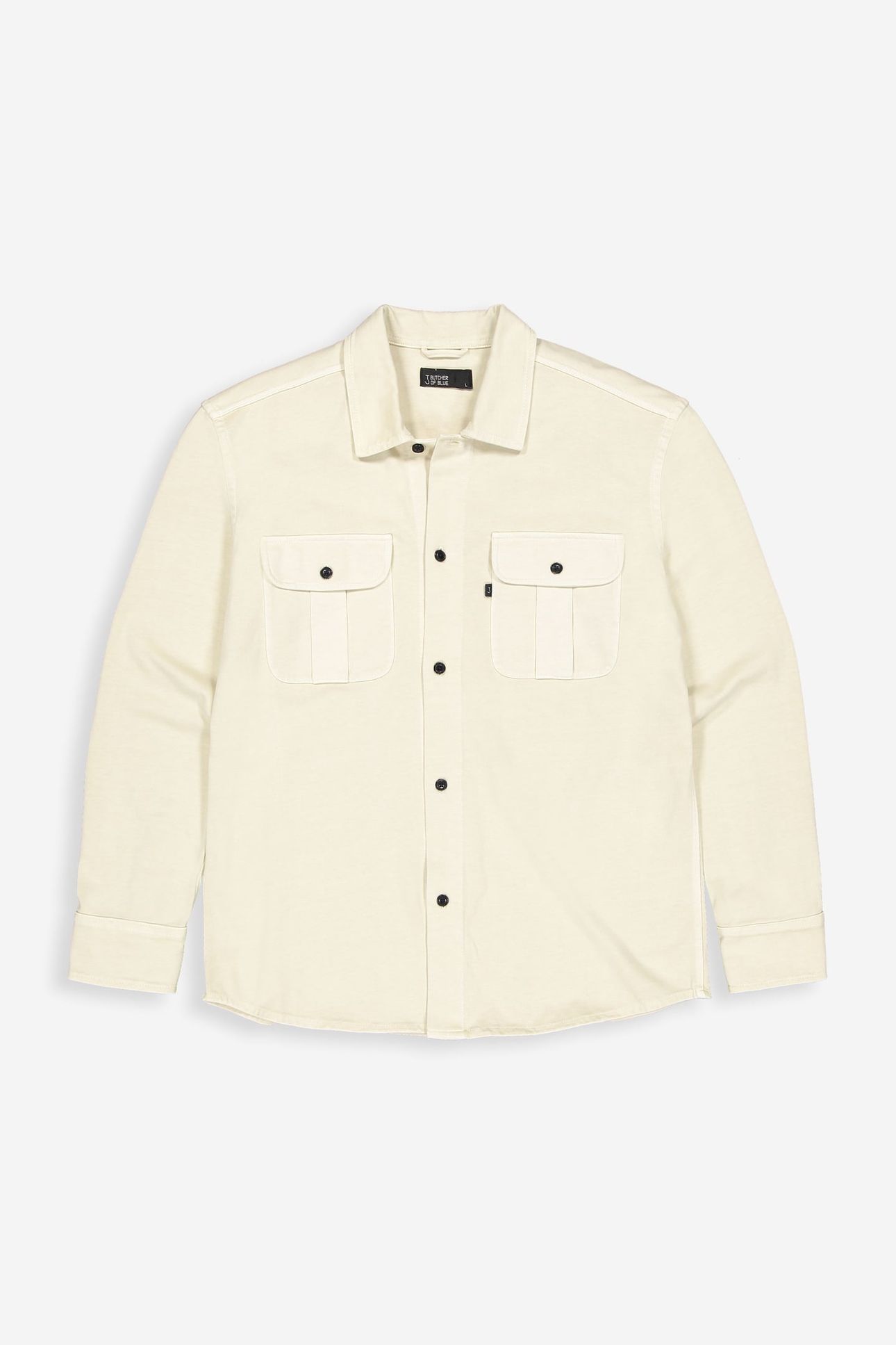 PHIL JERSEY OVERSHIRT BEIGE GREY VD 3