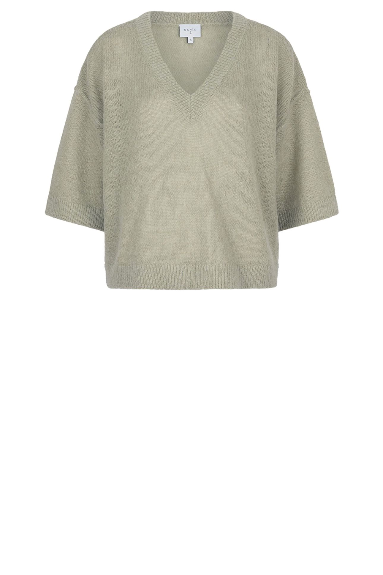 TALYA V-NECK SWEATER SUNLIT GRASS 5