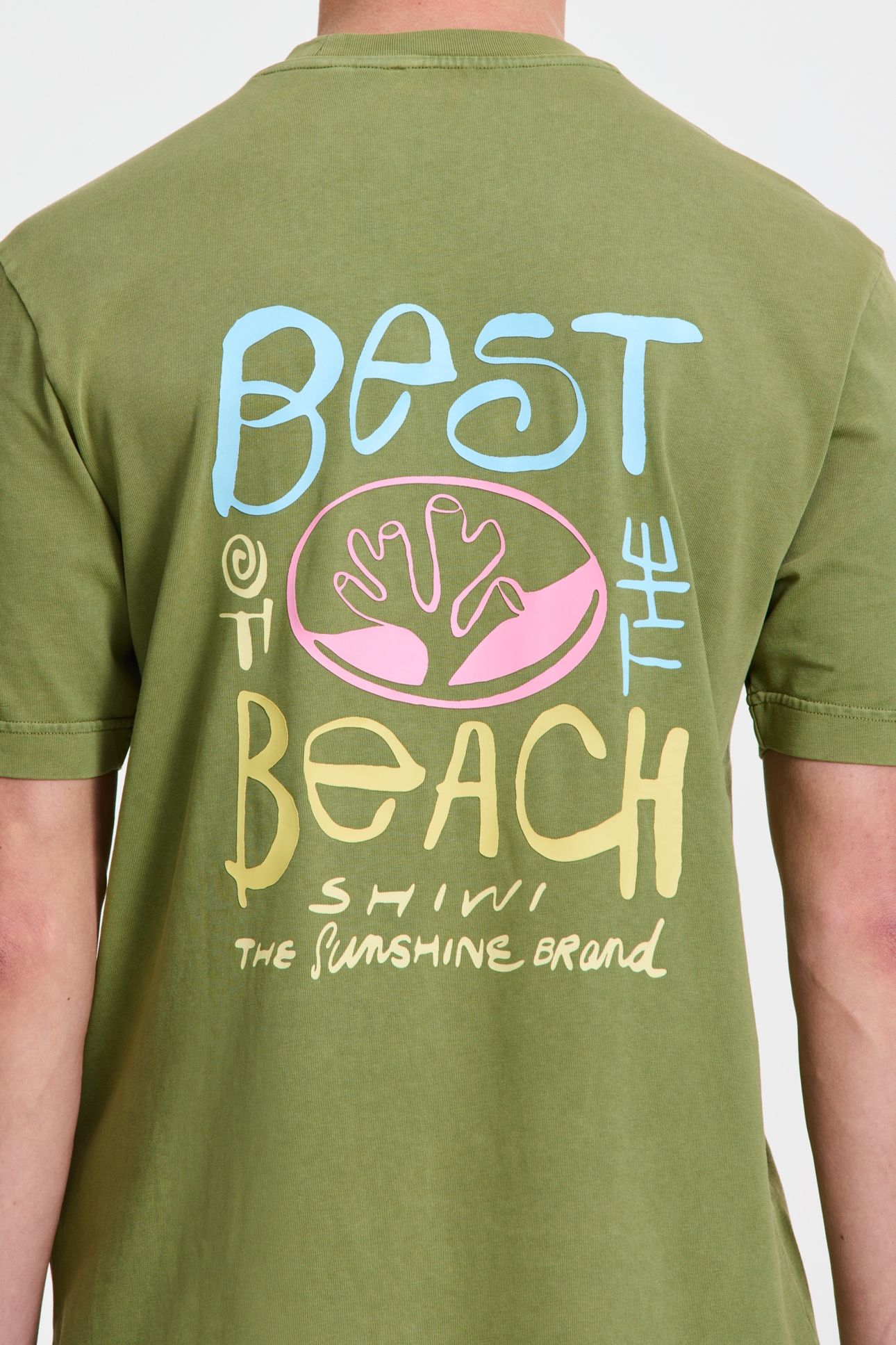 FINN RELAXED T-SHIRT BEST OF THE BEACH GREEN FERN 7