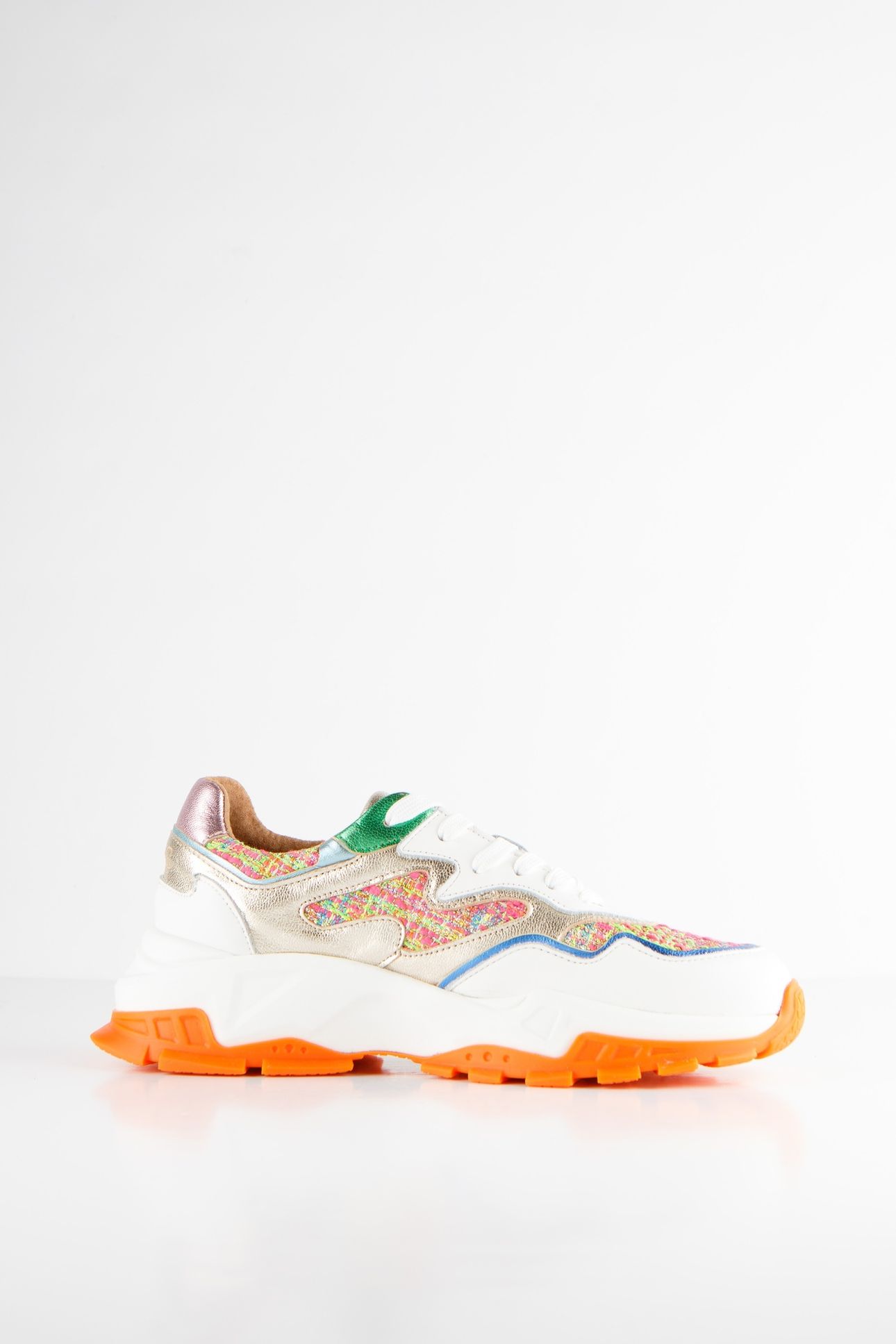 CHESTER TWEED SNEAKER WHITE / PINK / CHAMP 3