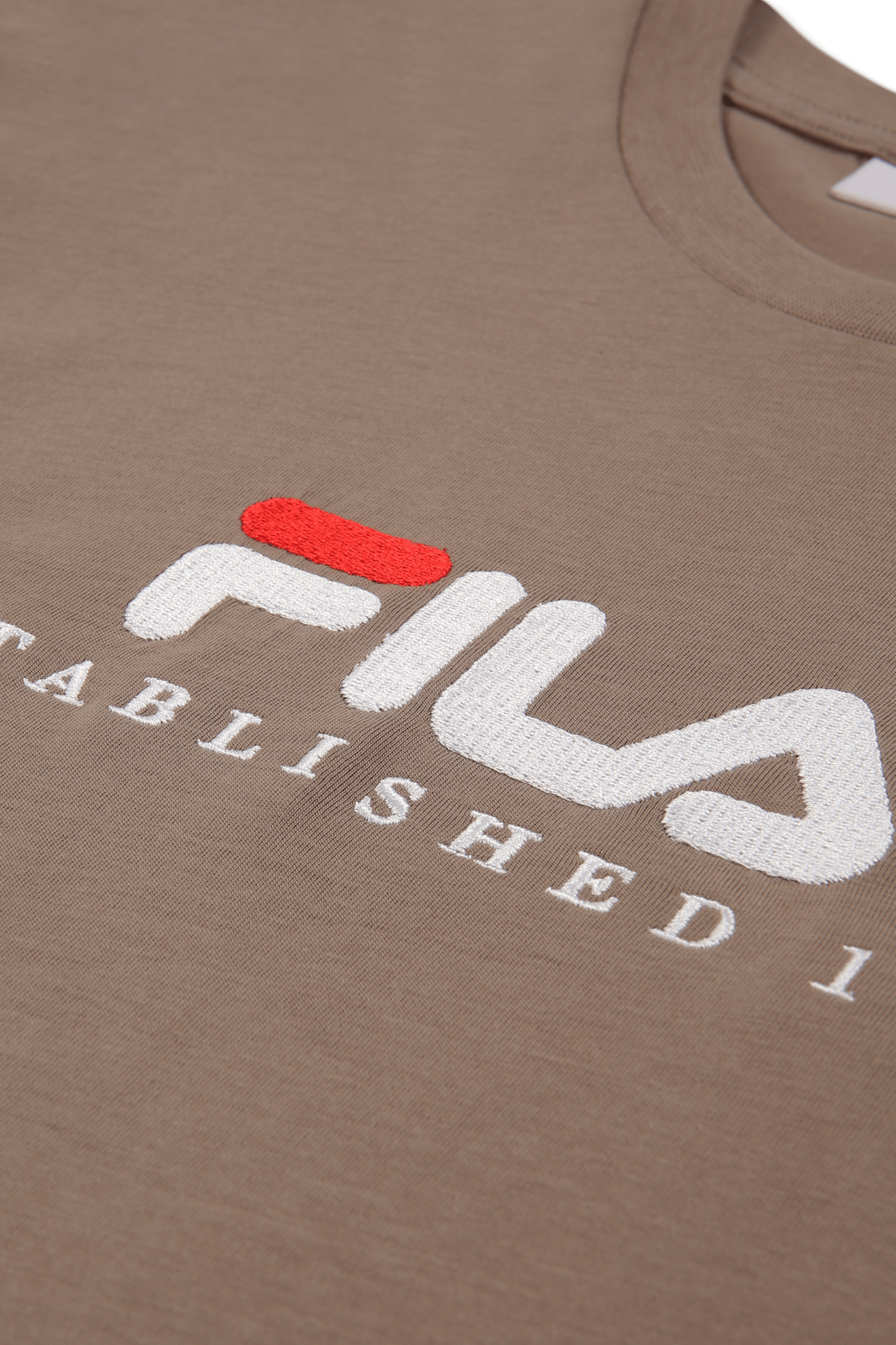 UNISEX VALSERA REGULAR LOGO T-SHIRT TAUPE GRAY 7
