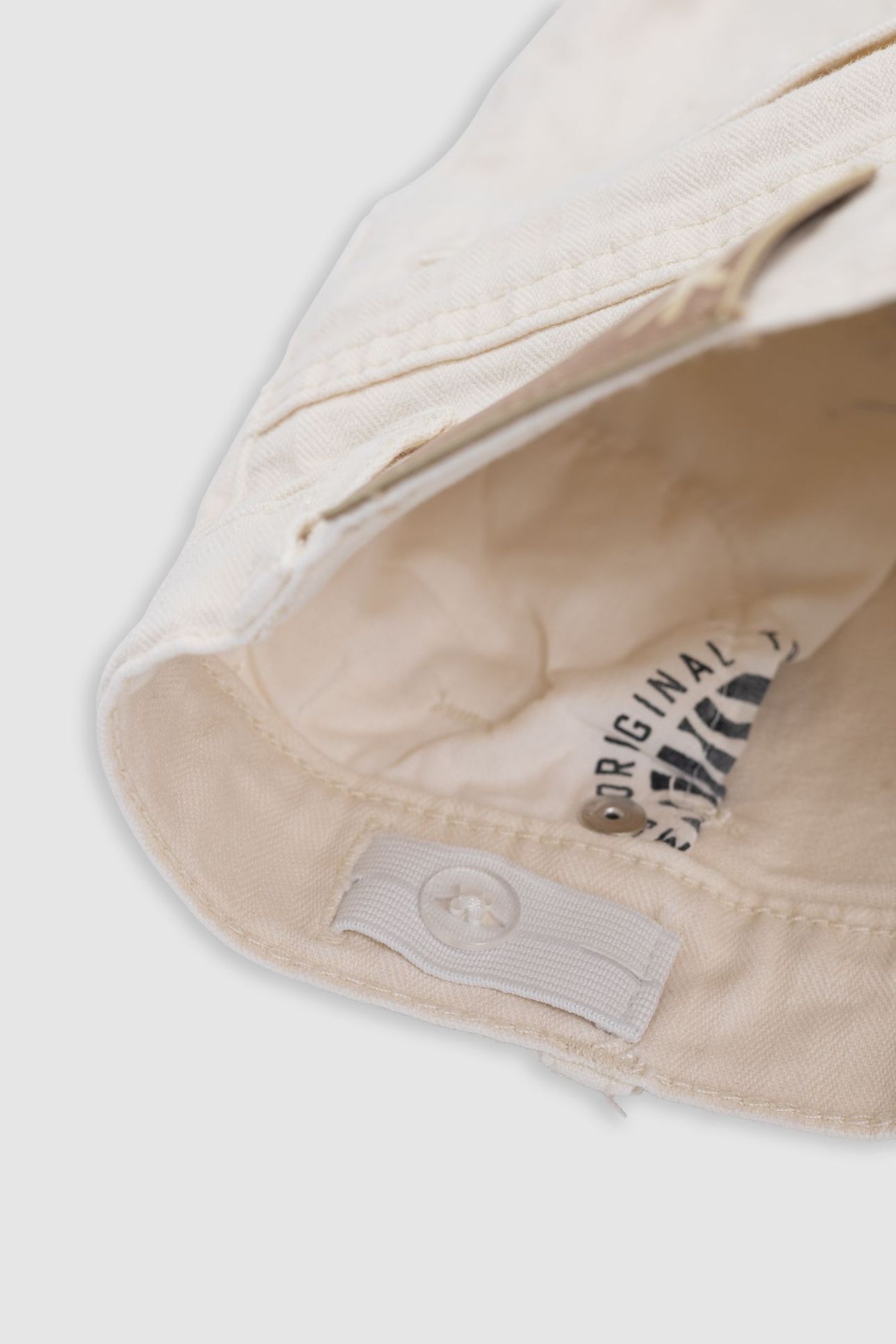 BEIGE REGULAR DENIM BERMUDA SHORTS 5