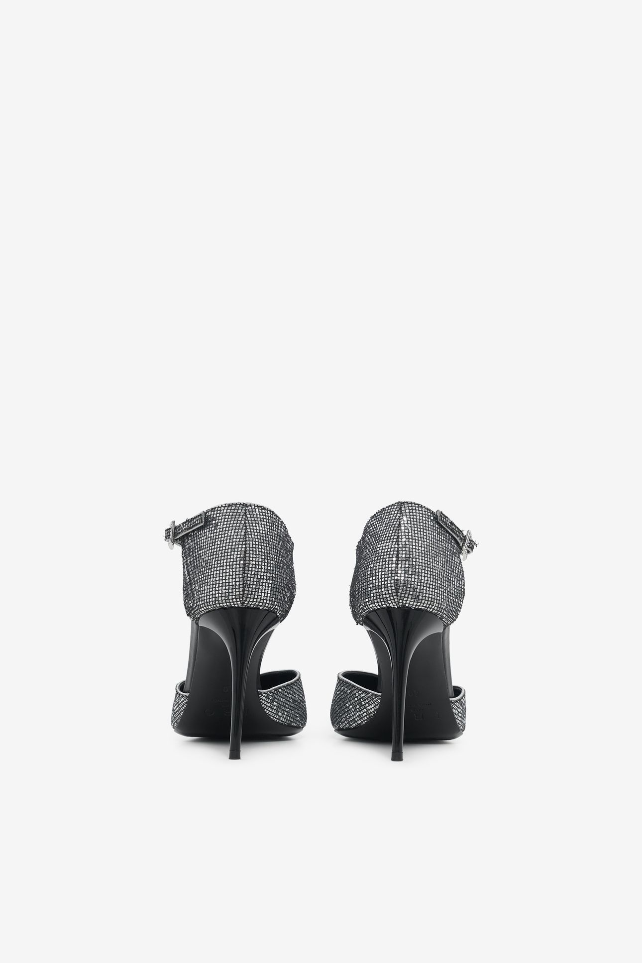 ZANIAH GLITTER PUMPS BLACK/SILVER 5