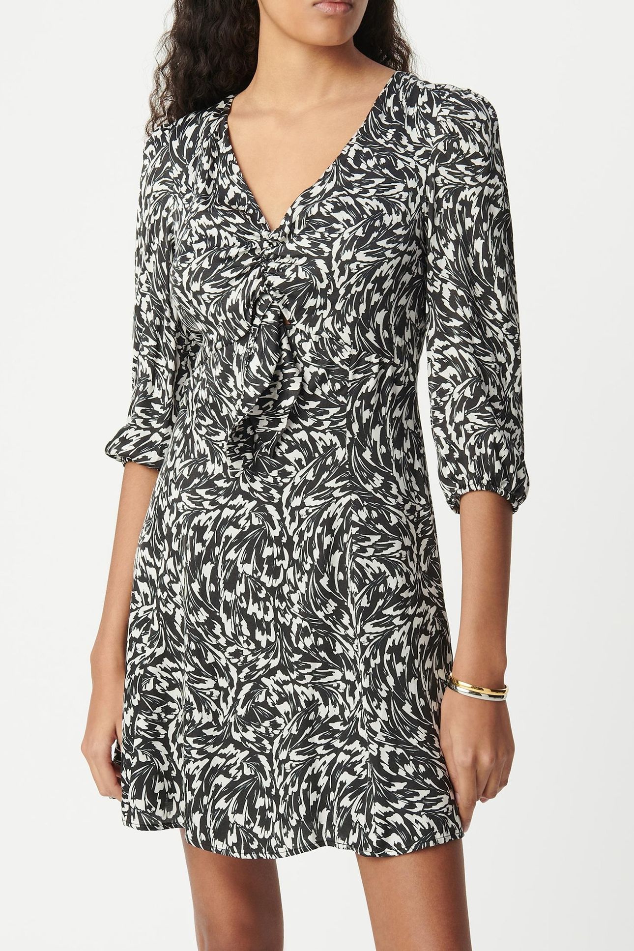 LENZING™ ECOVERO™ MINIMAL FLOWER BOW DRESS 2