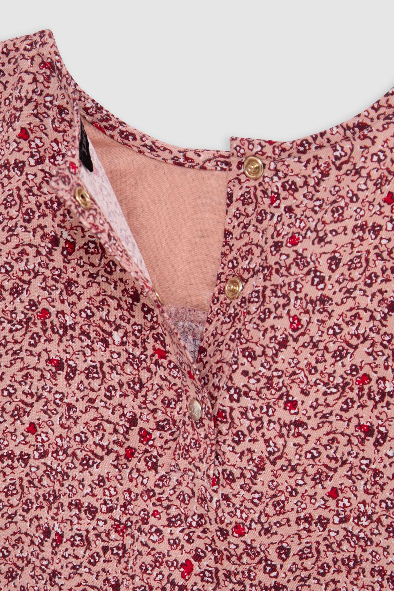 GIRL'S PINK FLORAL PRINT BLOUSE 4