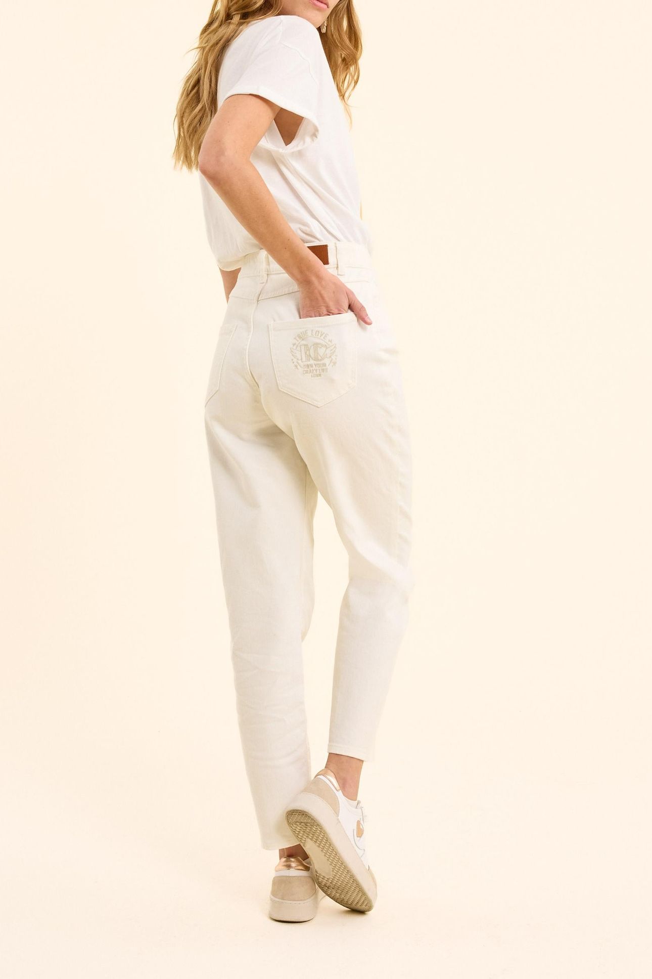 OFF-WHITE BOYFIT JEANS ELISE OFF-WHITE 3