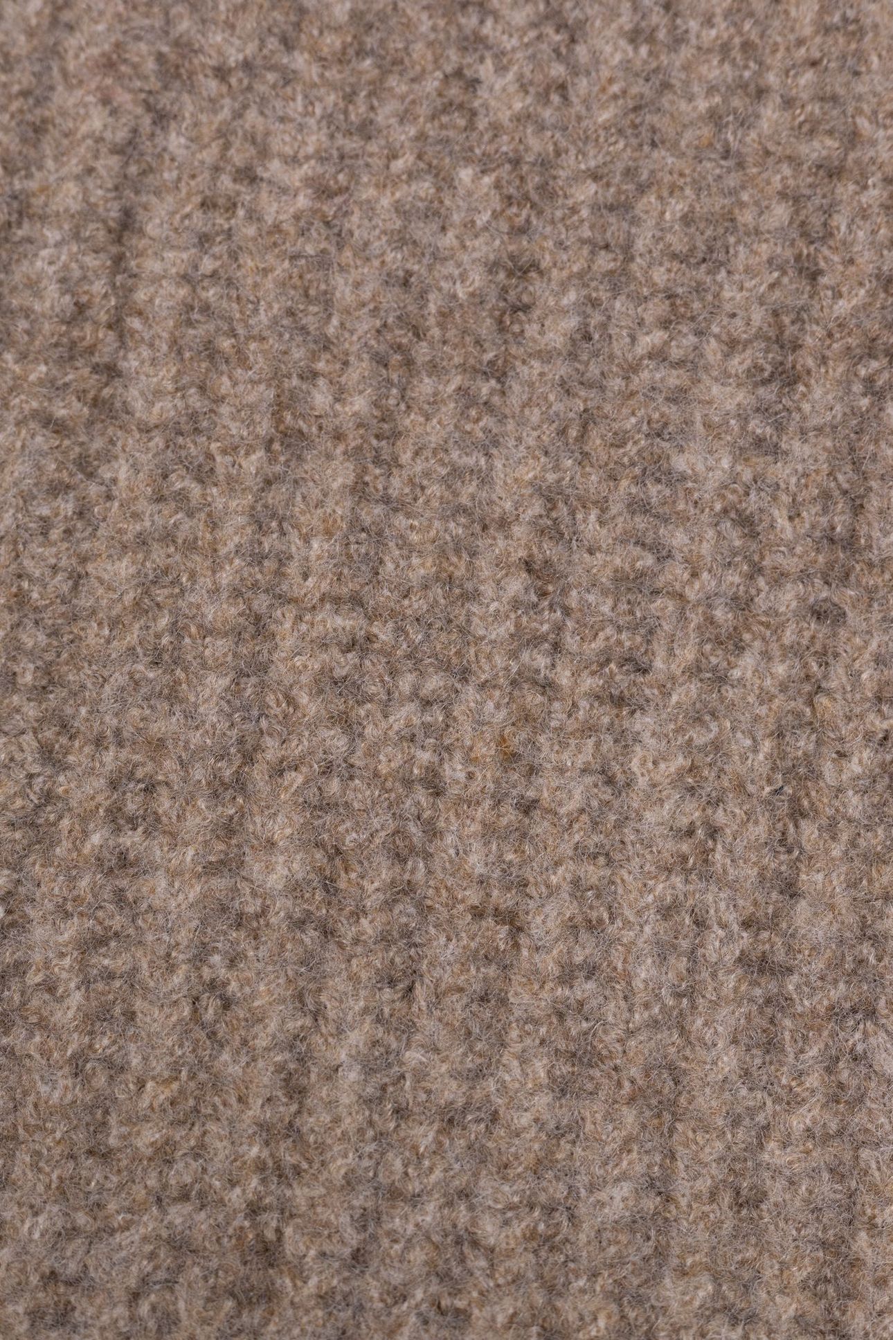 BOY'S CAMEL THICK-RIBBED KNITTED SNOOD 6