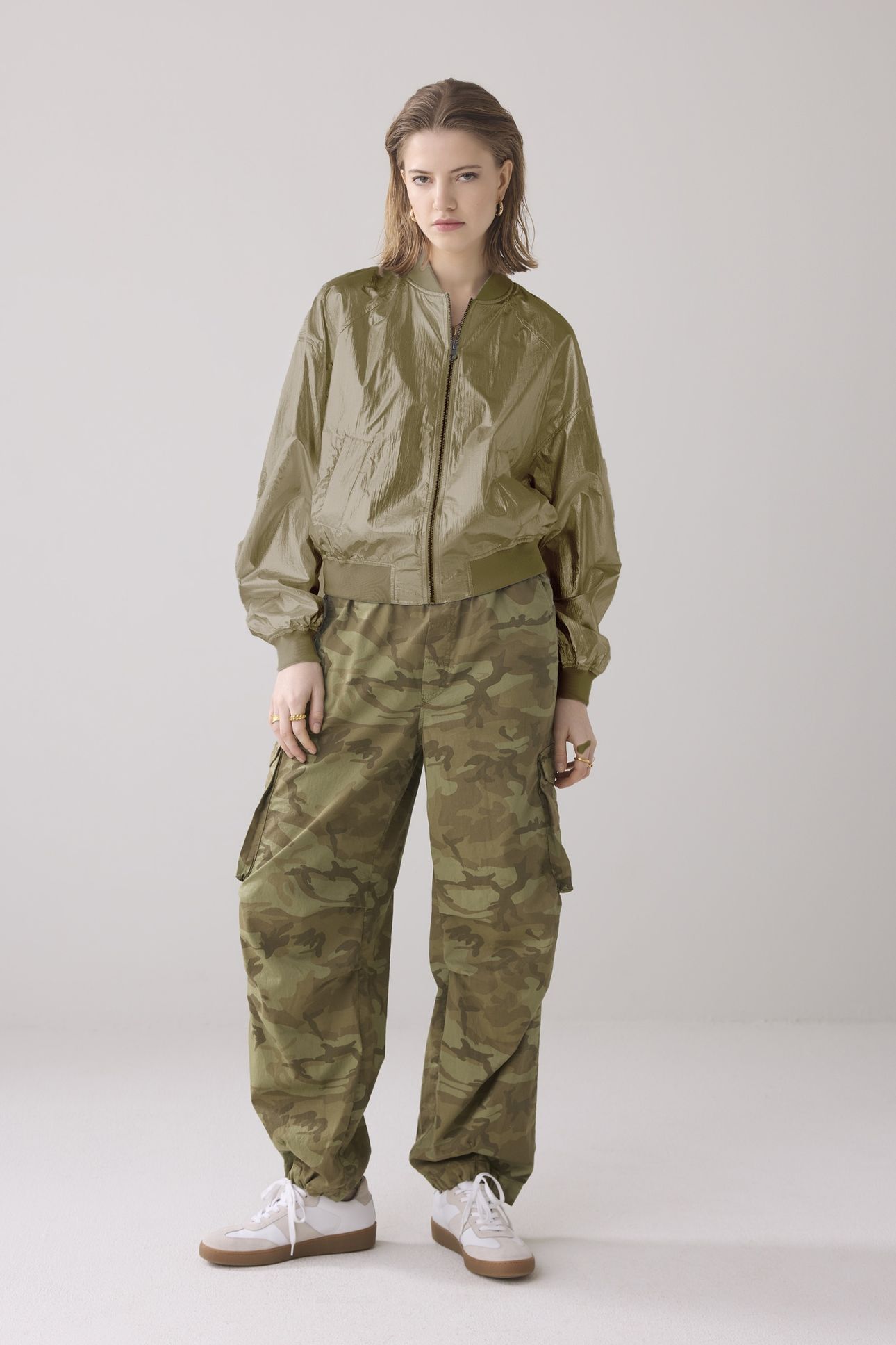 BOMBER METALLIC COMBAT GREEN 1
