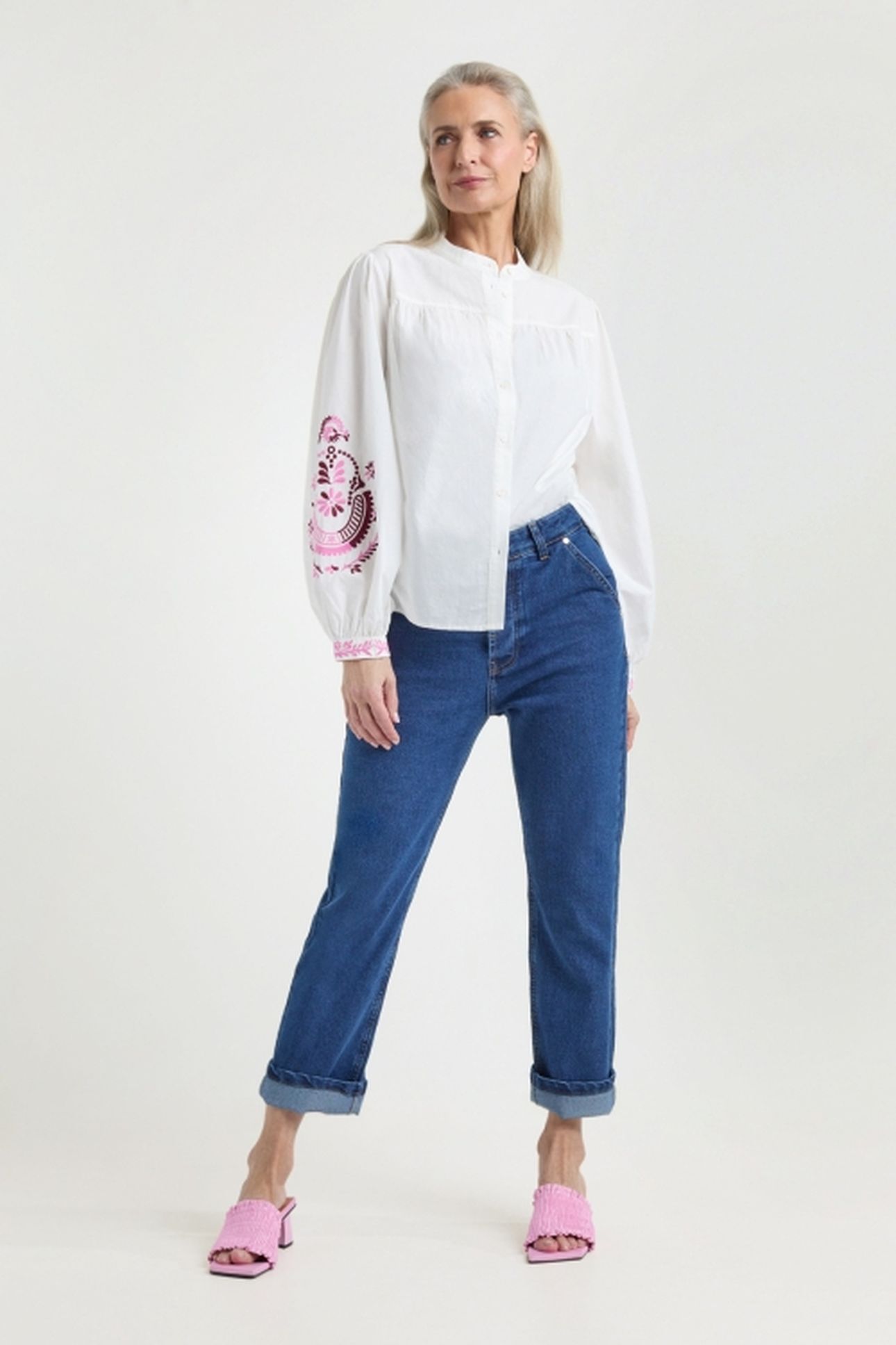 JORIS BLOUSE FUCHSIA PRINT 3