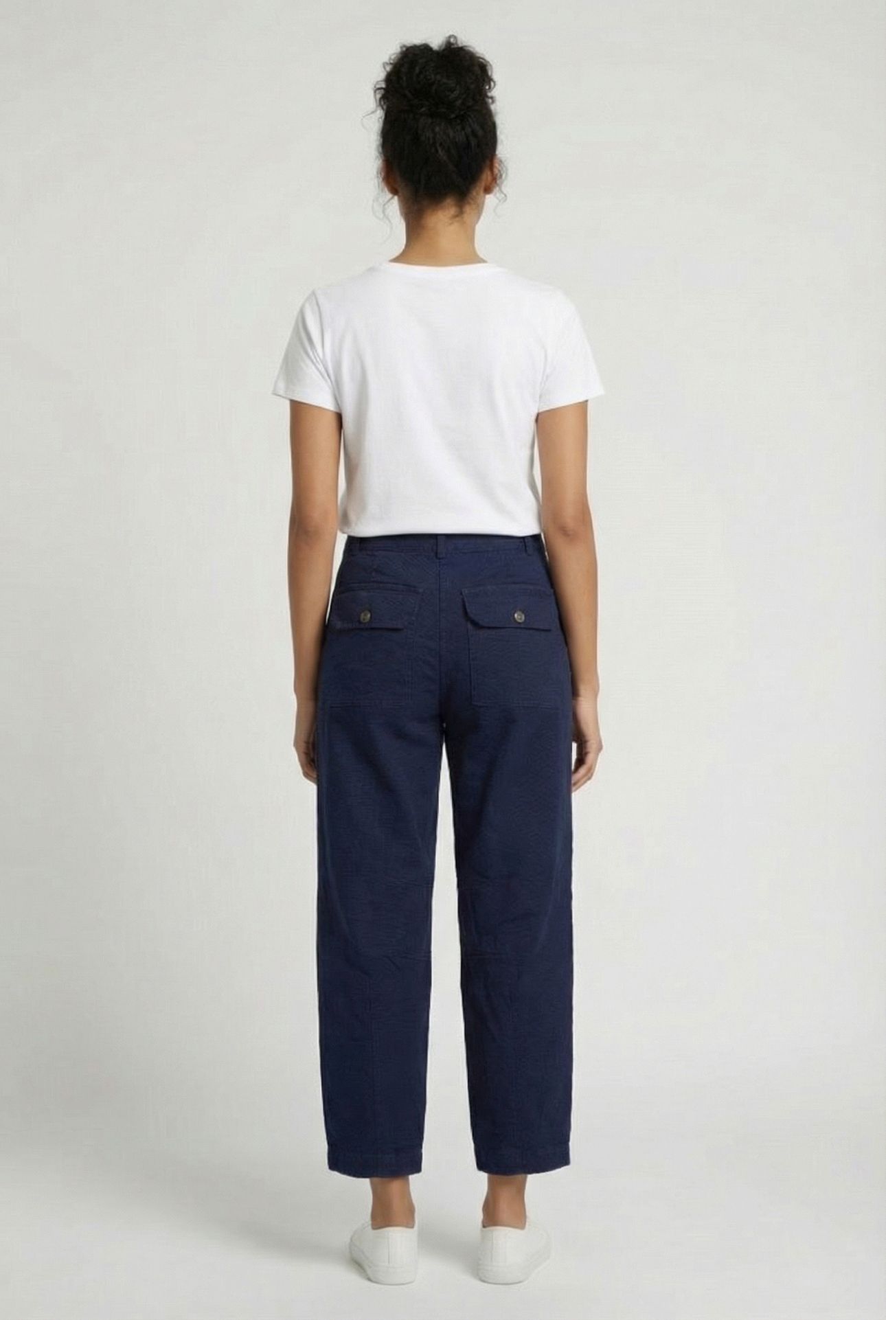 TROUSERS COTTON STRETCH NAVY NOIR 3