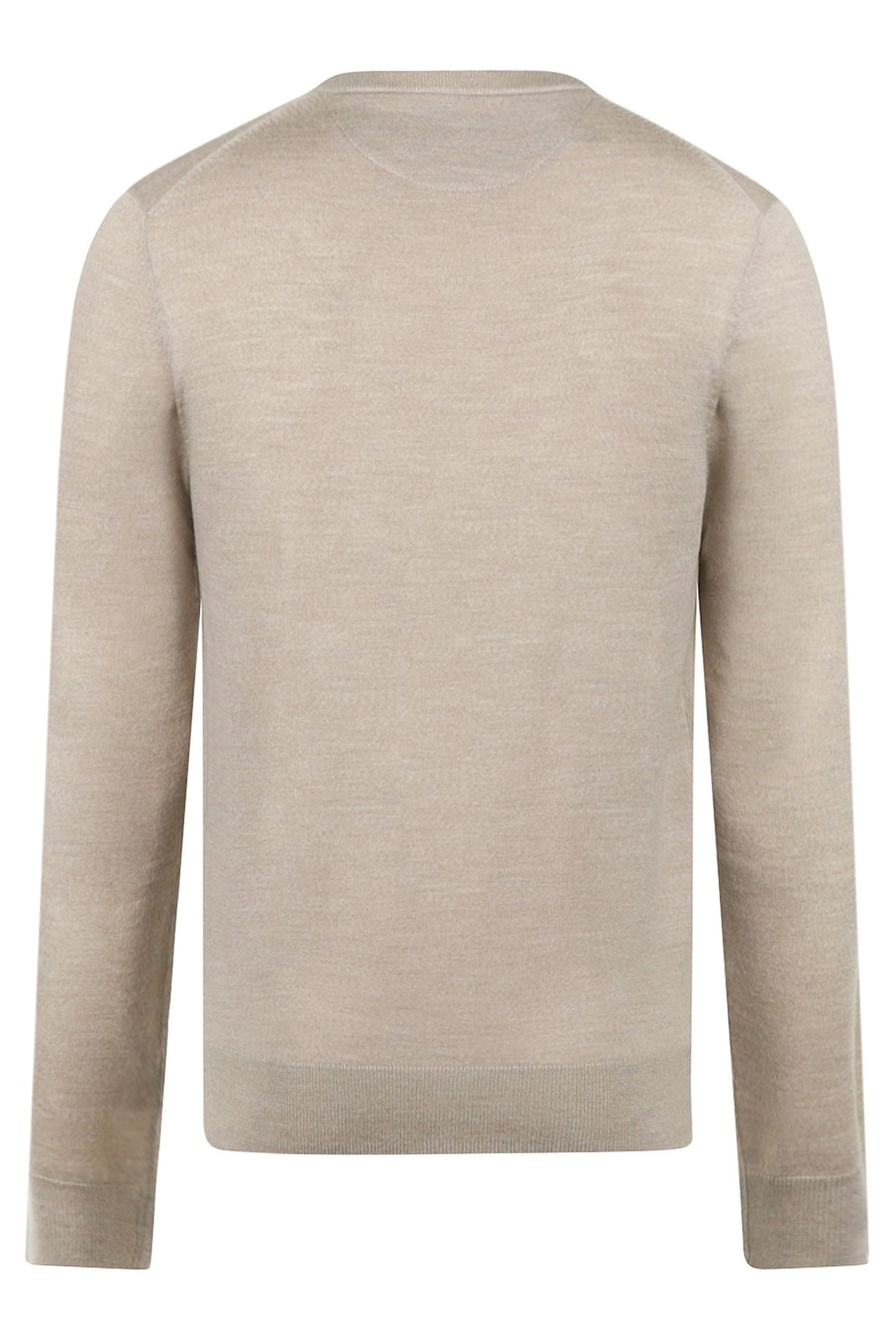 EXTRA FINE MERINO C-NECK SWEATER SAND 2