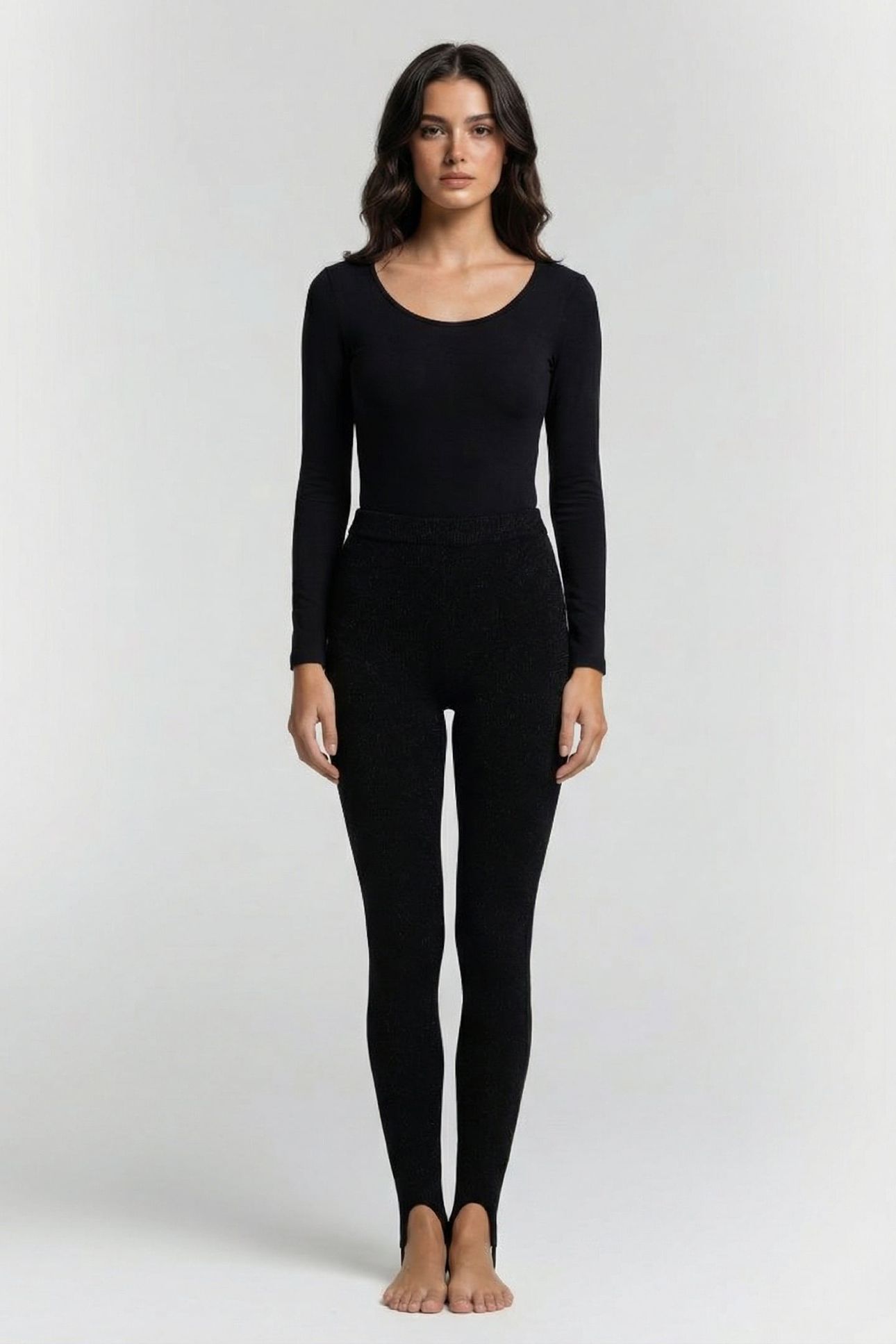 MAJIRI TROUSER BLACK/BLACK LUREX 1
