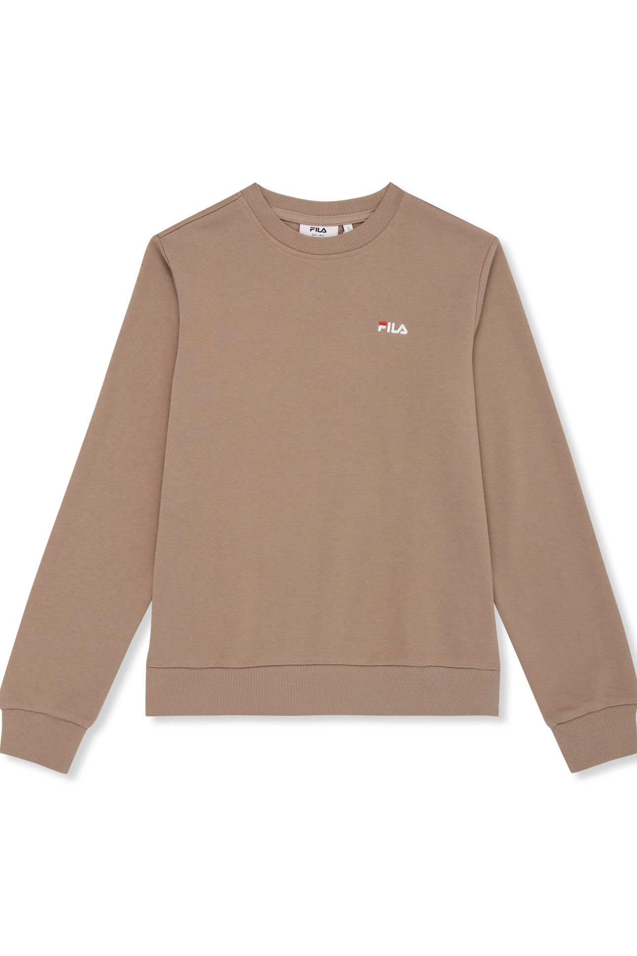 LIERNA REGULAR CREWNECK SWEATSHIRT TAUPE GRAY 5