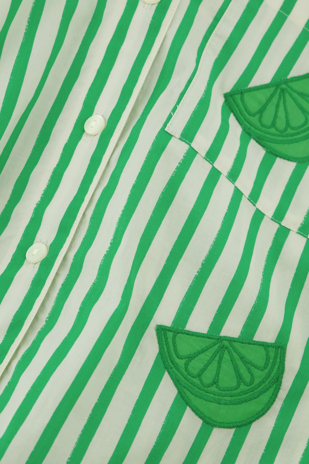 ALEX BLOUSE WARM WHITE/GREEN APP 5